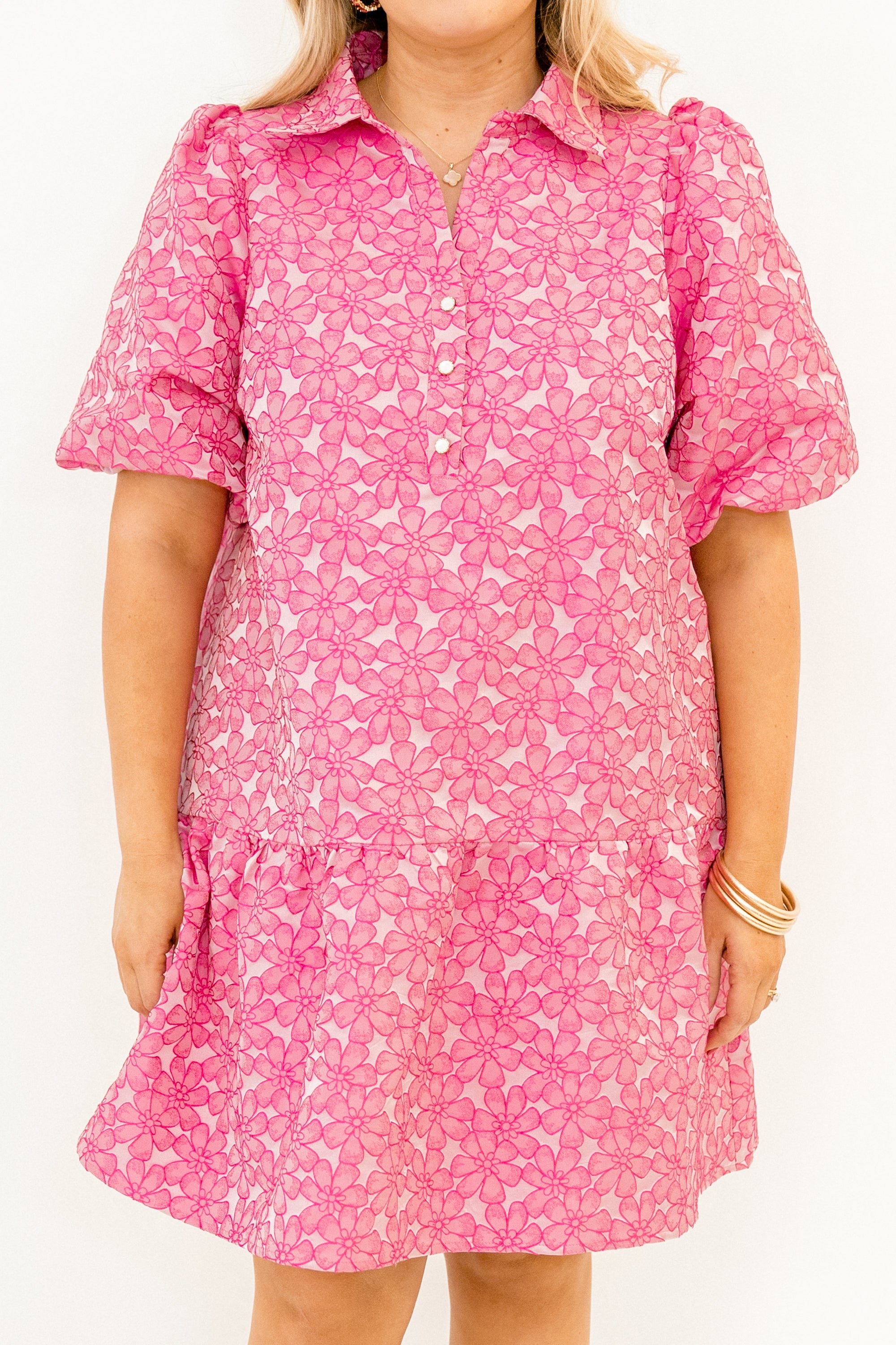 Elegant Evening Dress, Pink