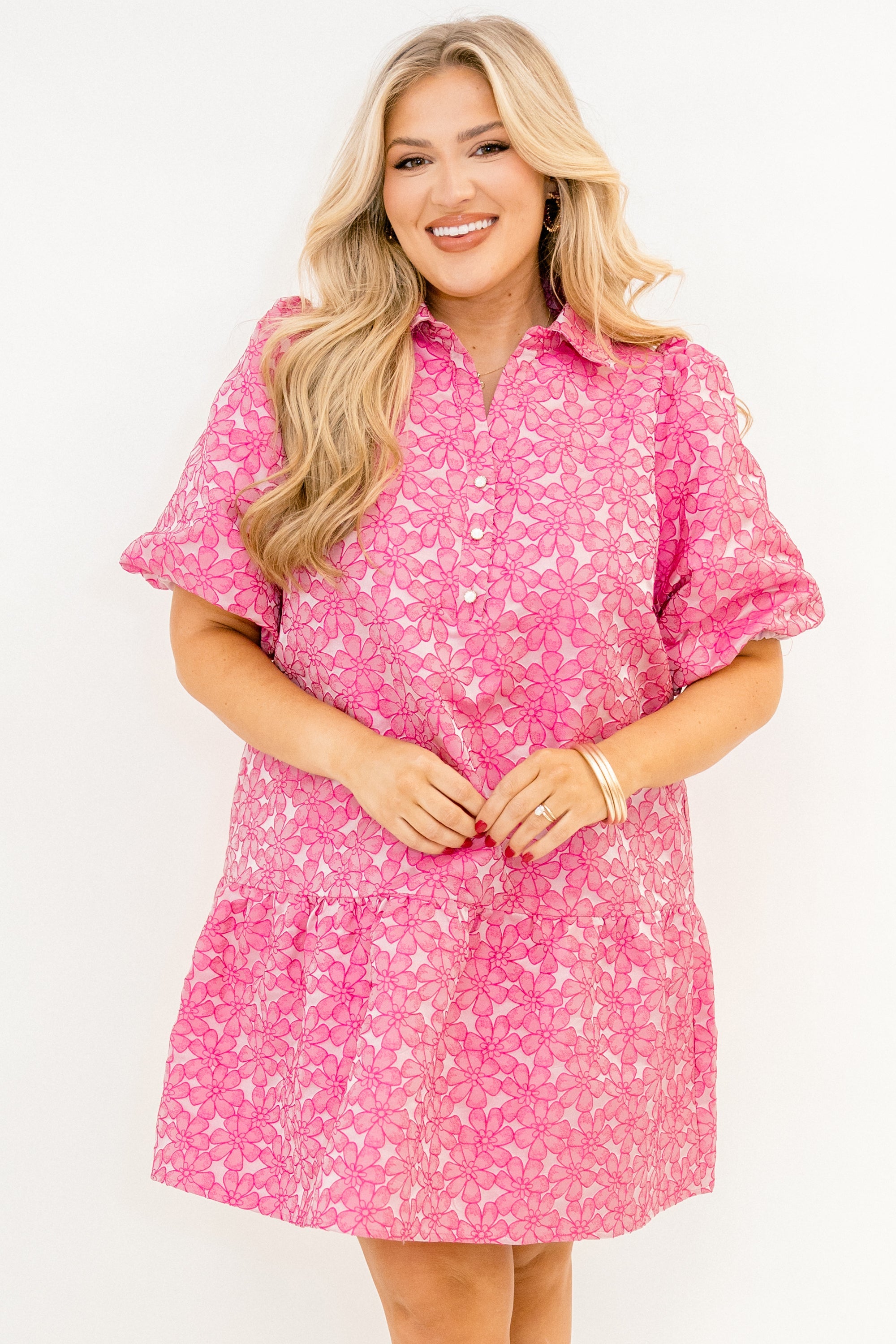 Elegant Evening Dress, Pink