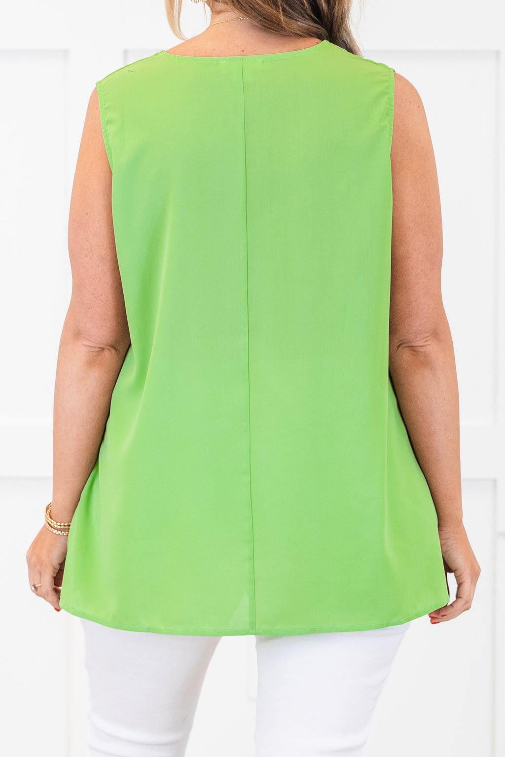 Embrace The Present Tank, Light Green