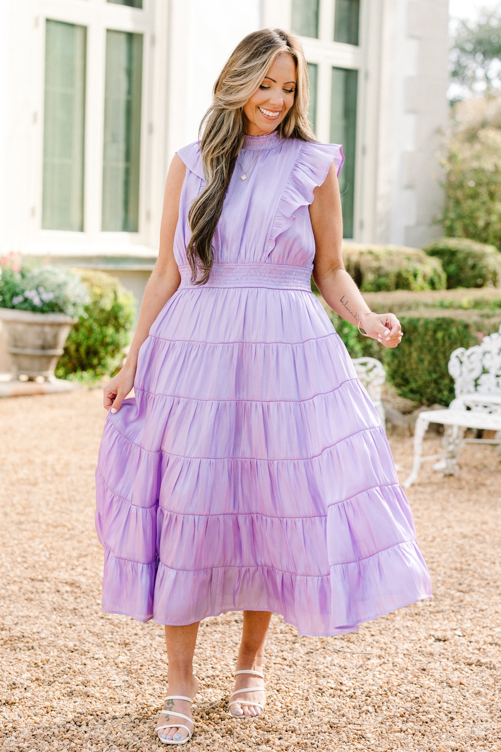 Enchanted To Meet You Dress, Lilac