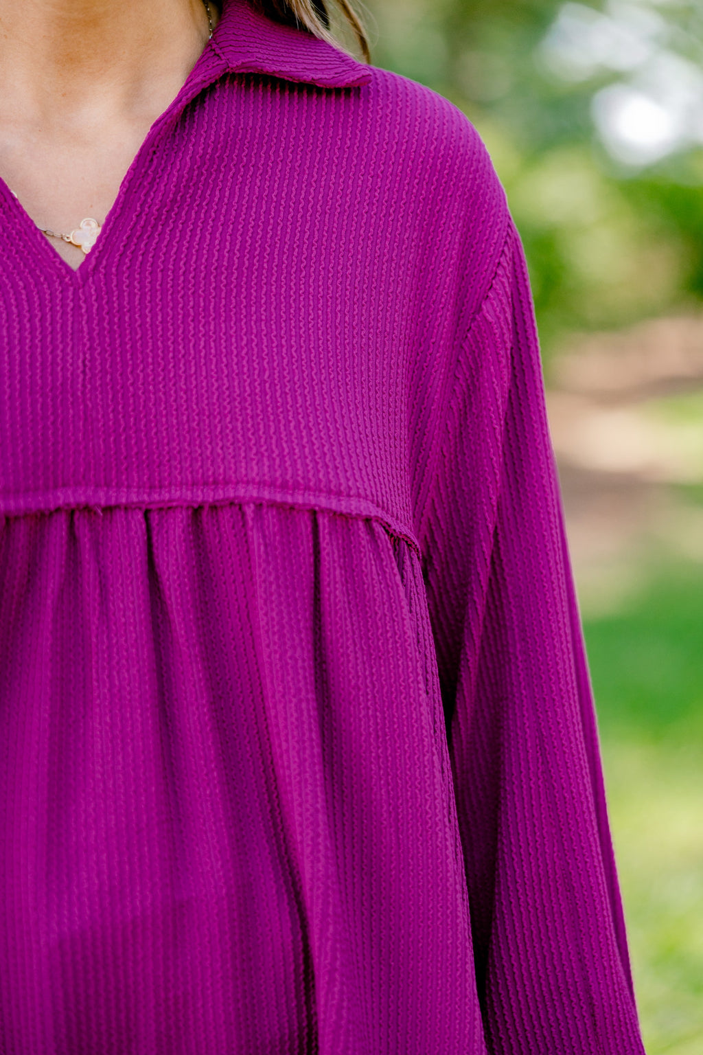 Enchanting Days Top, Purple