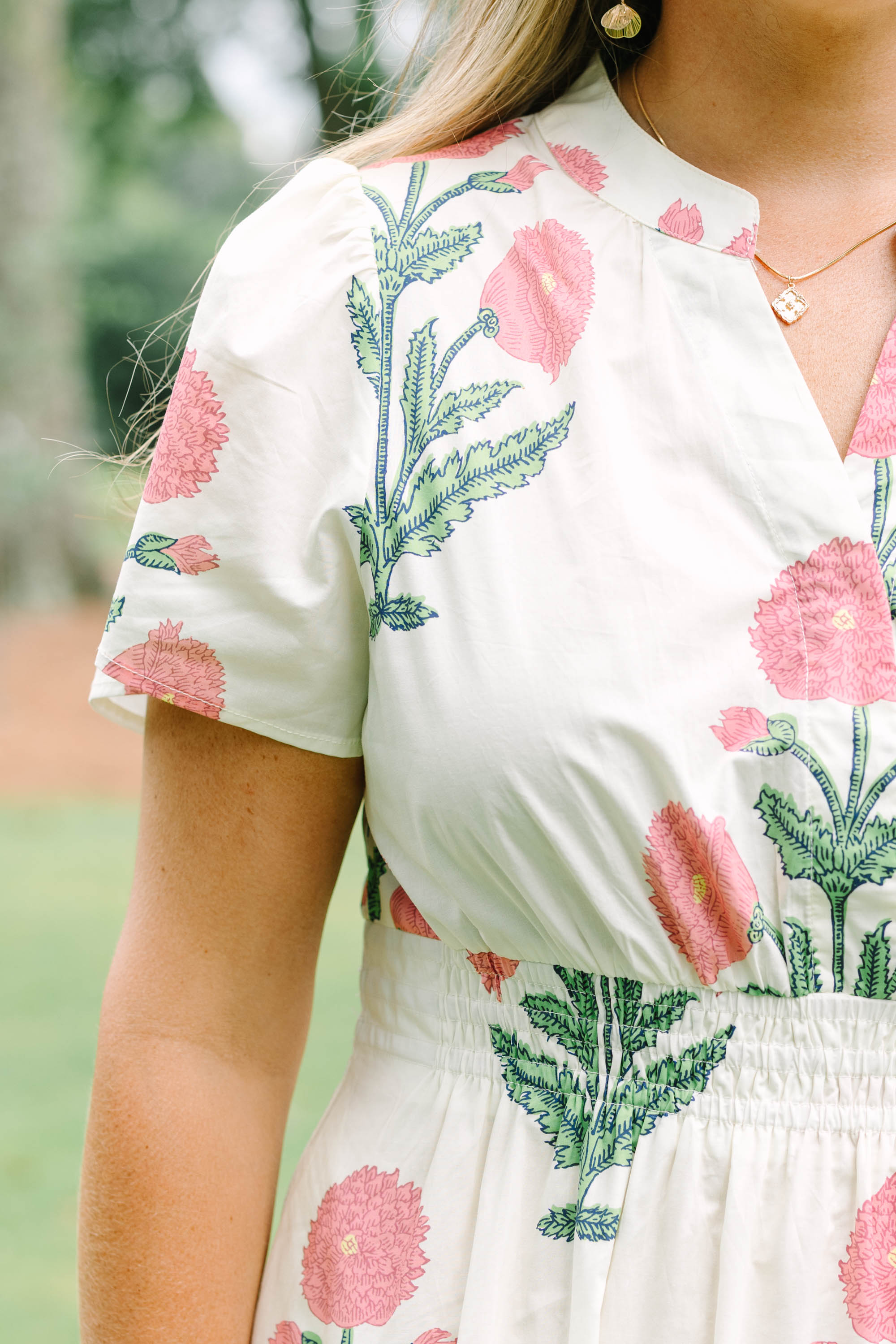 Enchanting Moments Maxi Dress, Cream