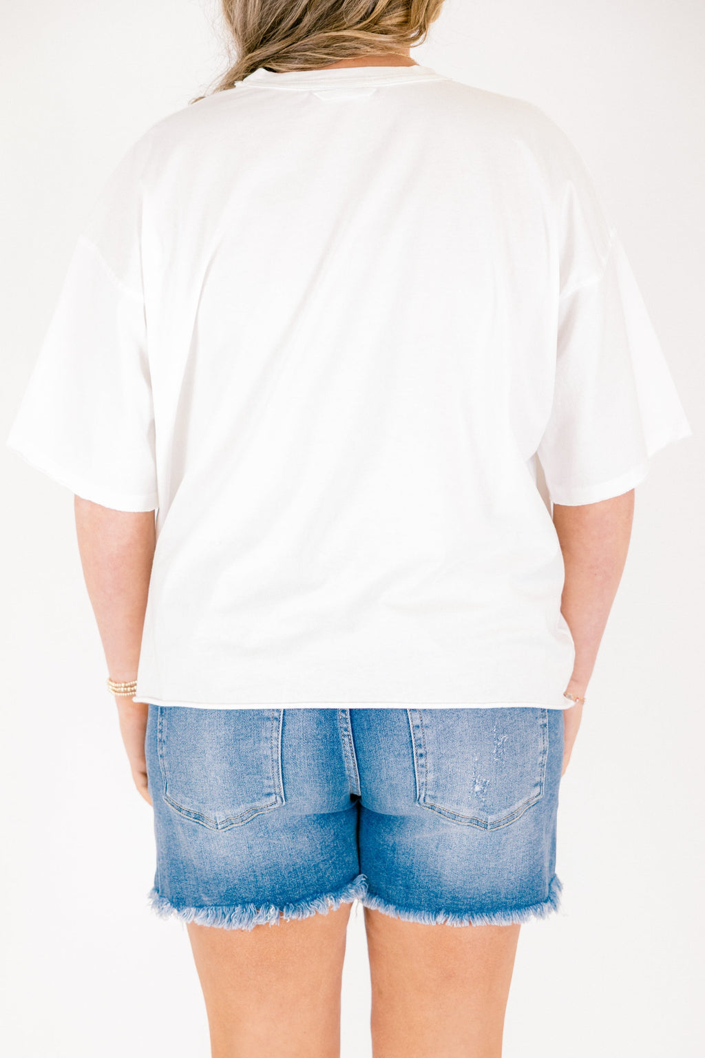 Enjoy Good Days Vintage Wash Tee, White