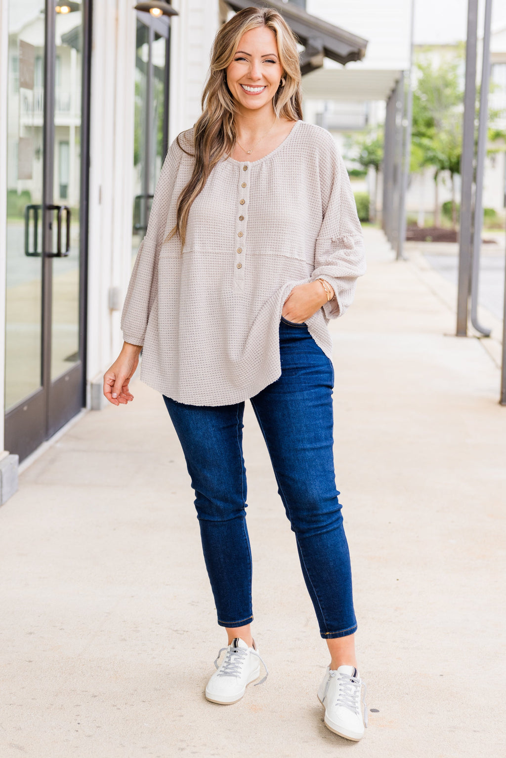 Eternal Embrace Top, Beige