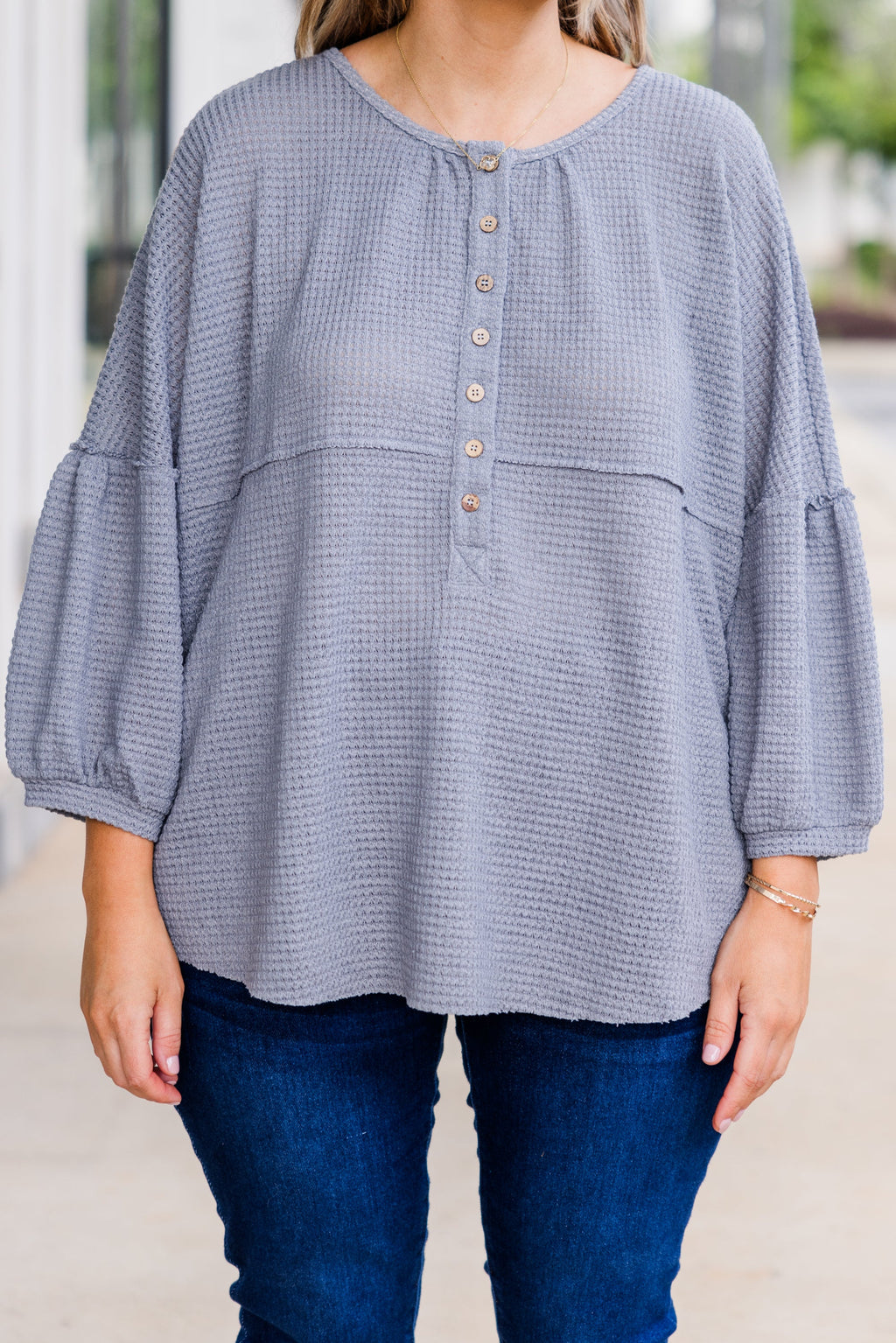 Eternal Embrace Top, Grey