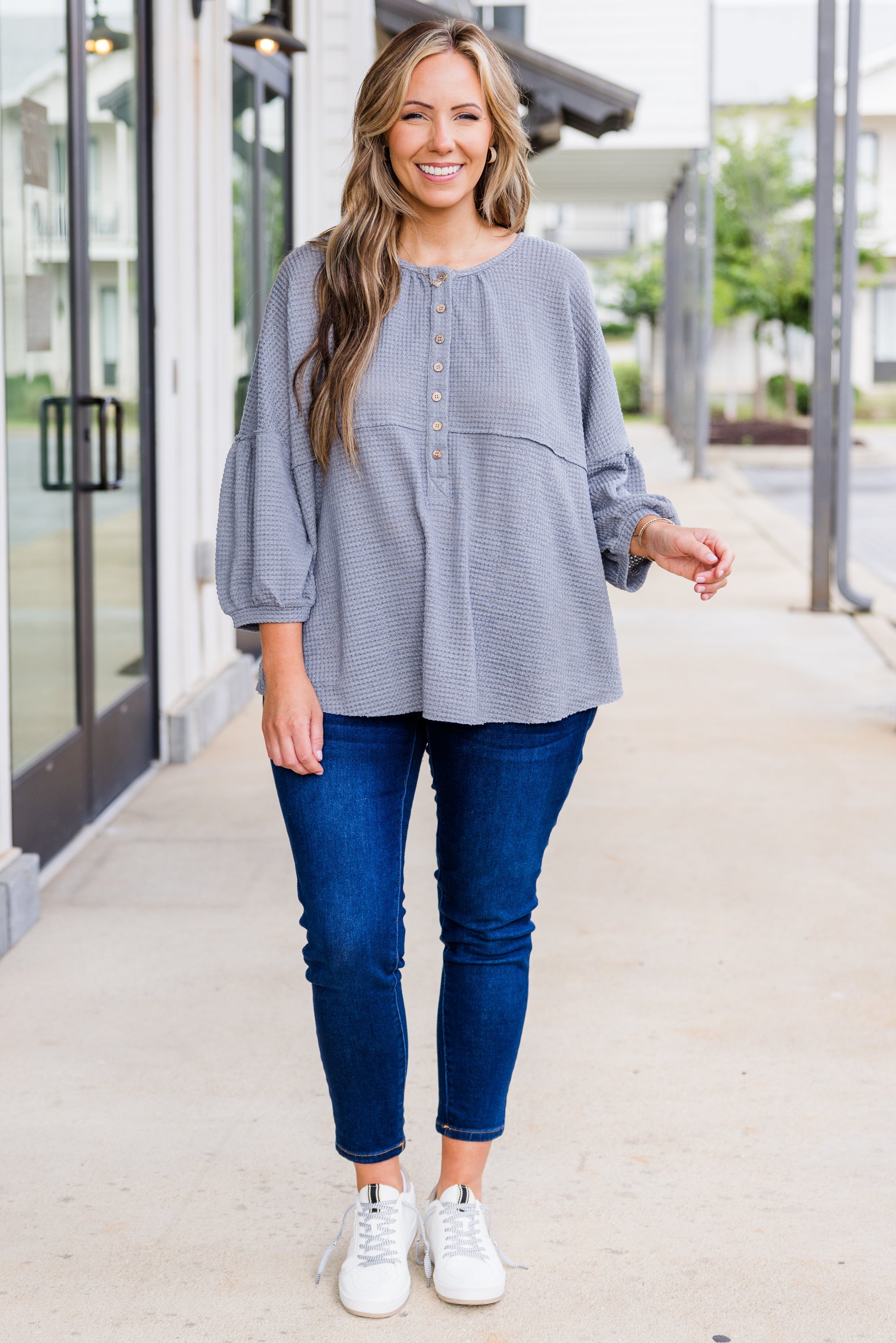 Eternal Embrace Top, Grey