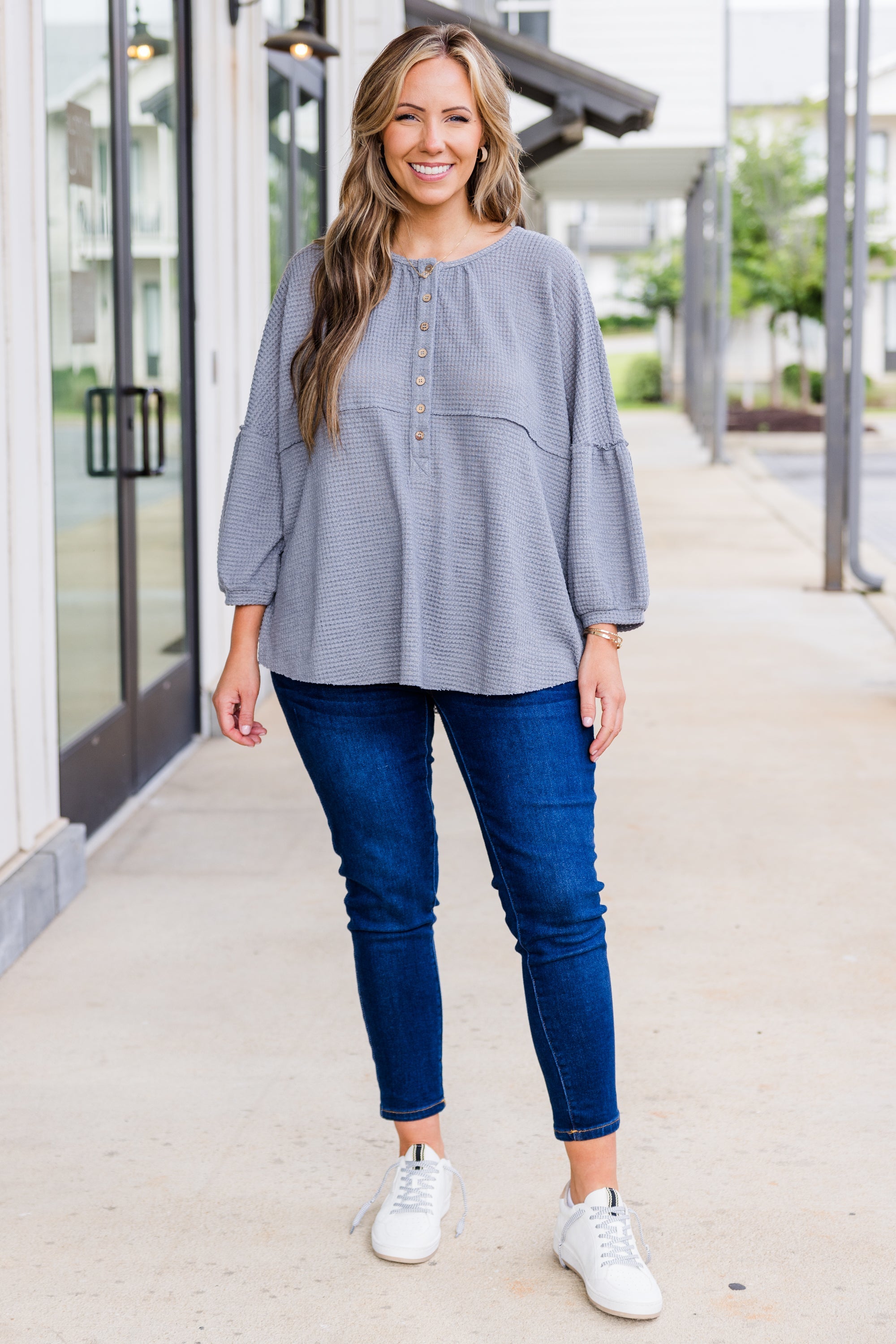 Eternal Embrace Top, Grey