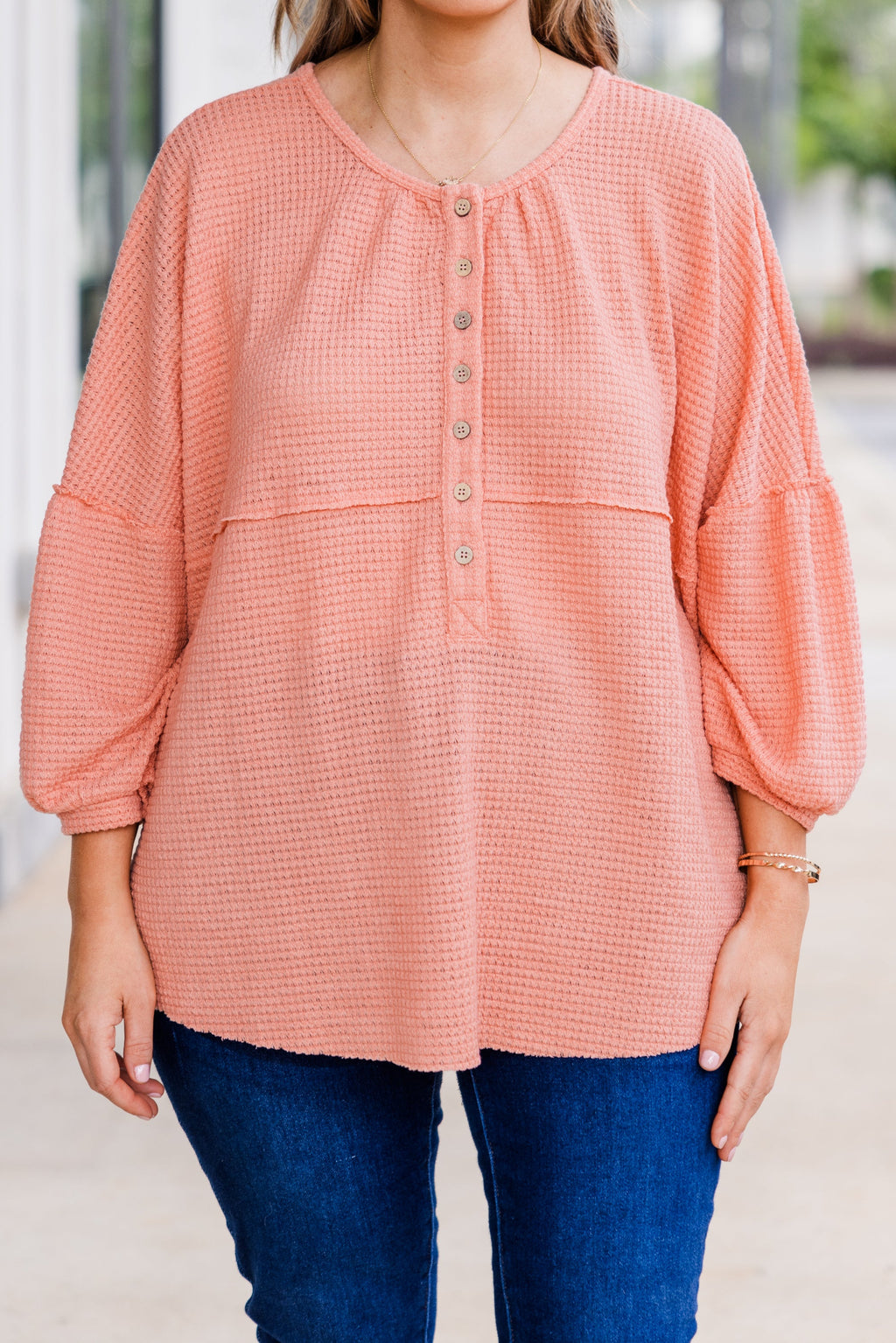 Eternal Embrace Top, Peach