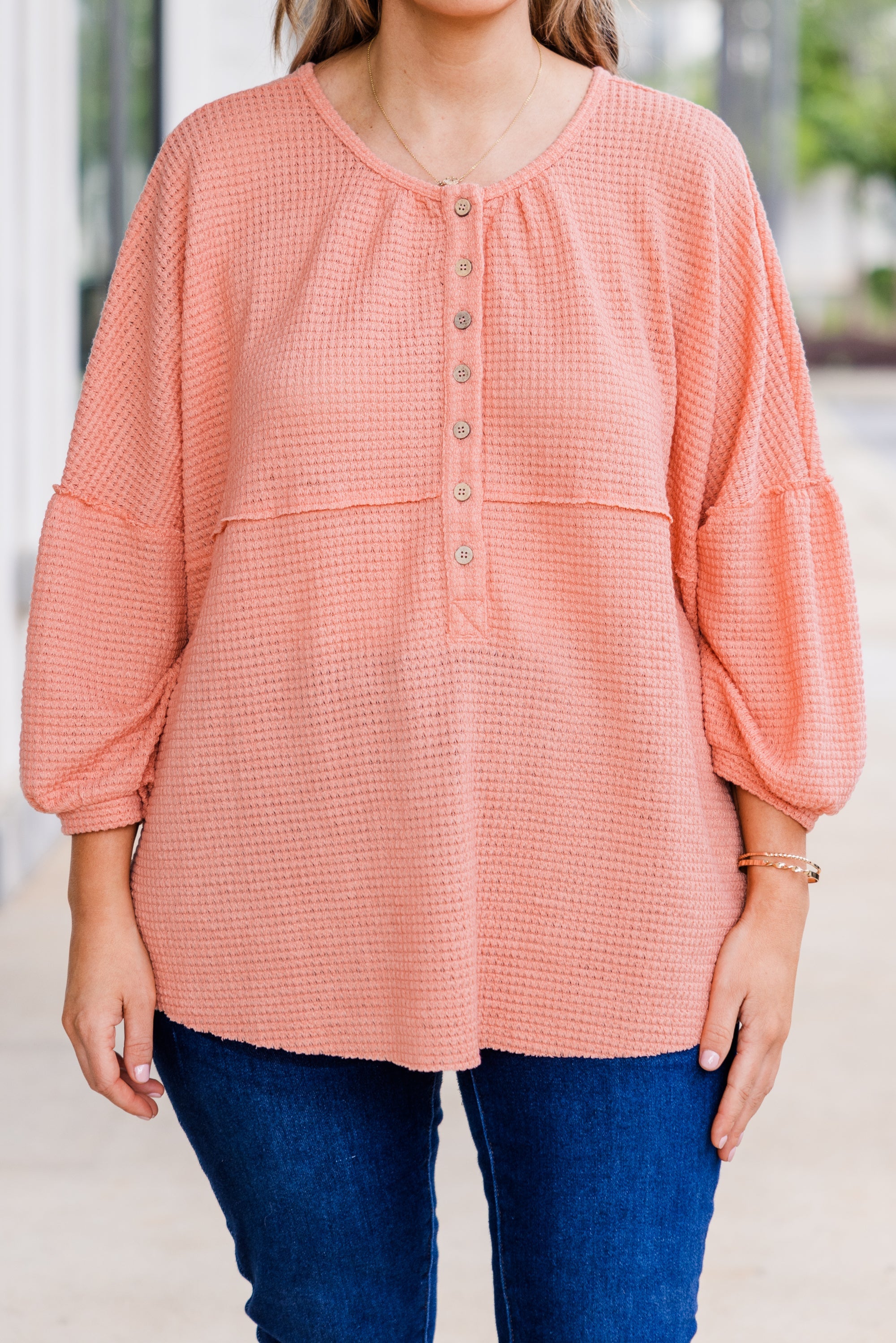 Eternal Embrace Top, Peach