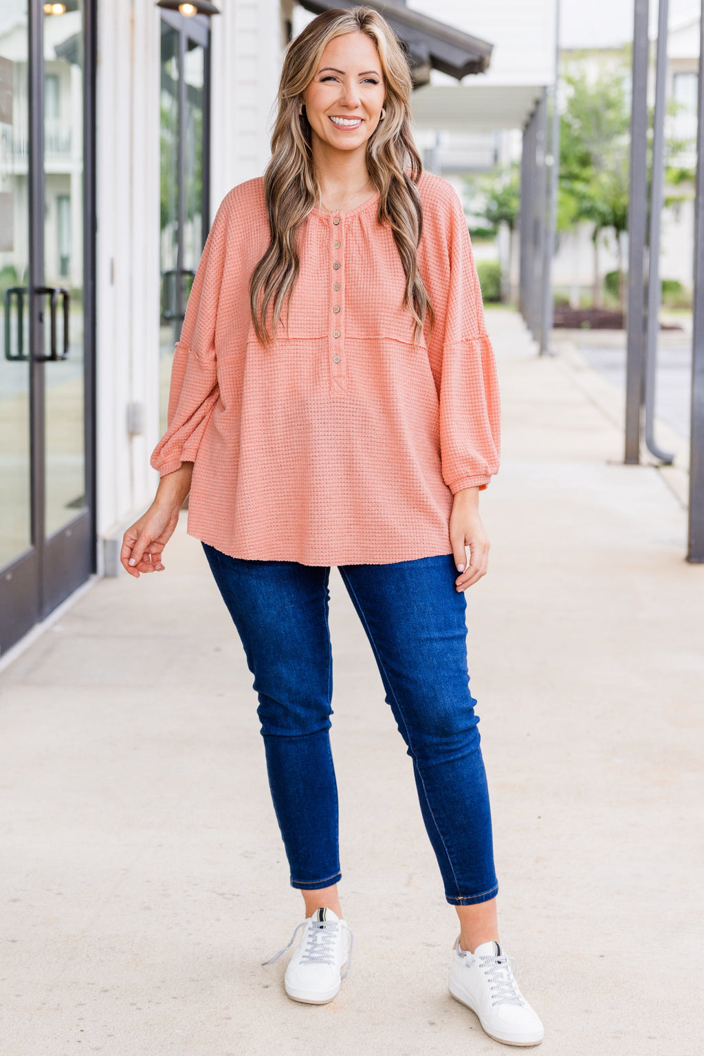 Eternal Embrace Top, Peach