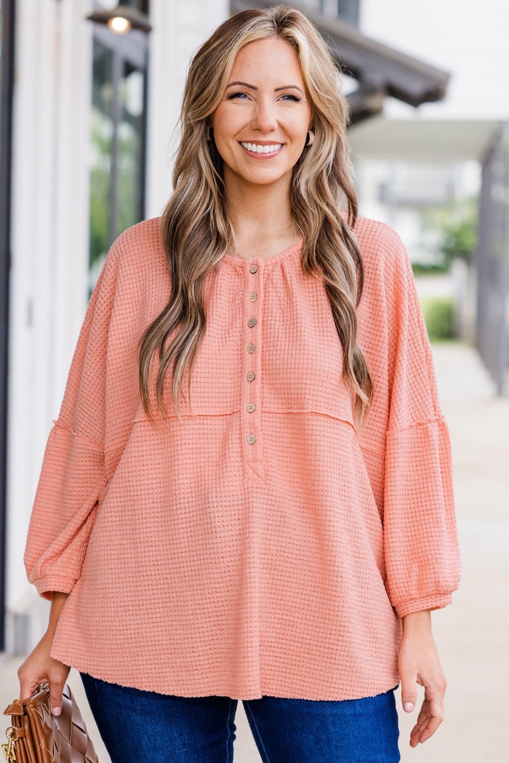 Eternal Embrace Top, Peach