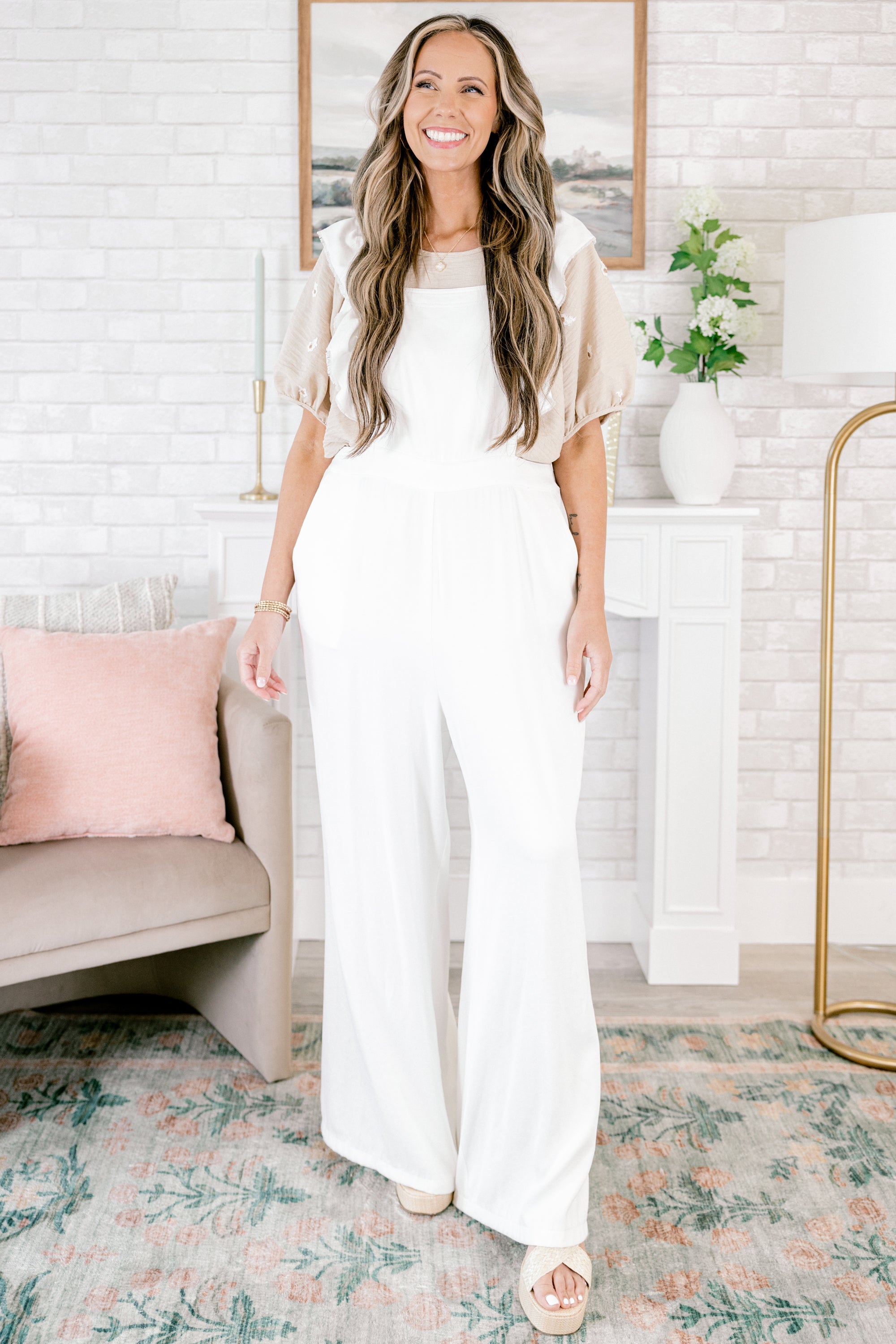 Every Angle Jumpsuit, White
