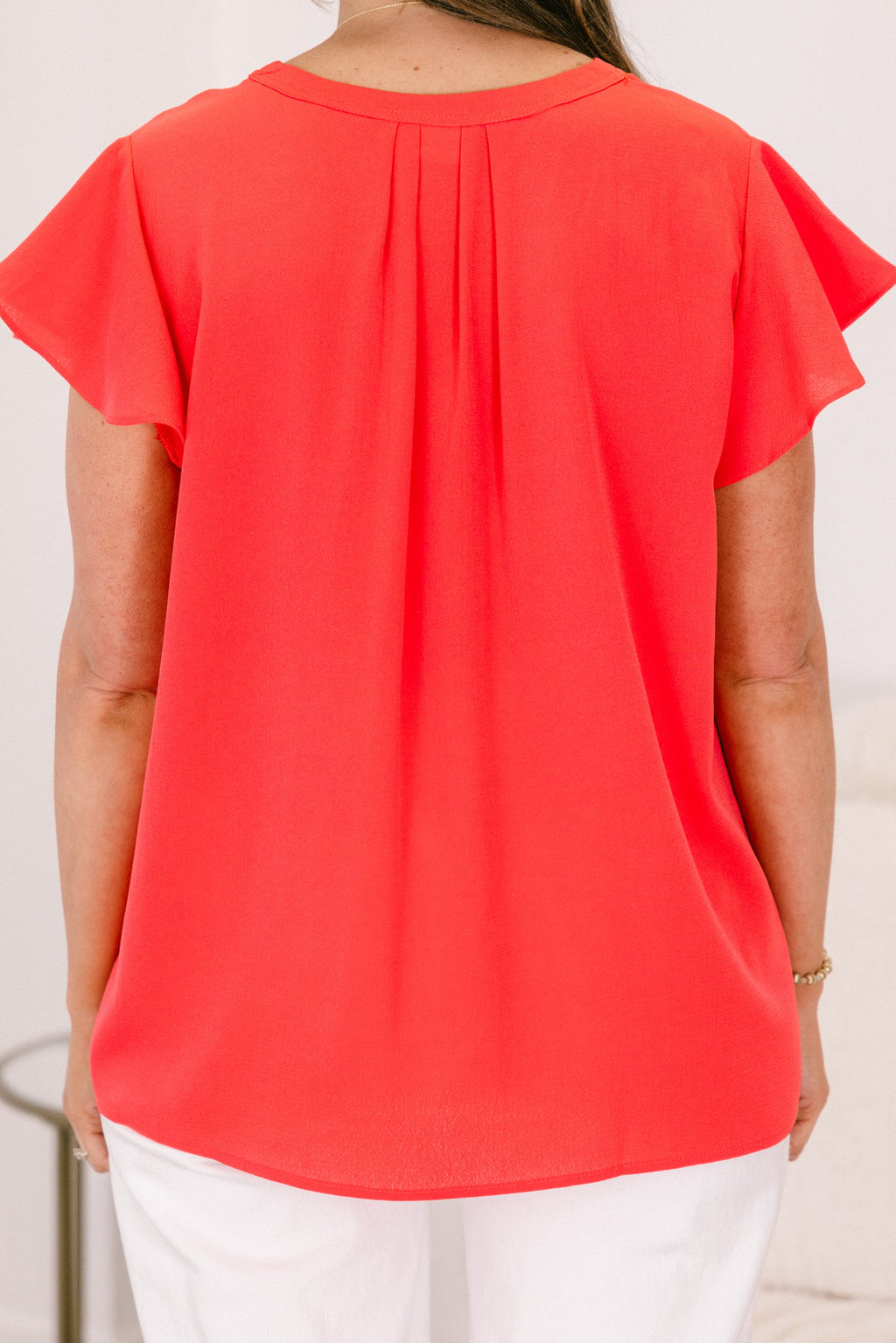 Everyday Smiles Top, Coral