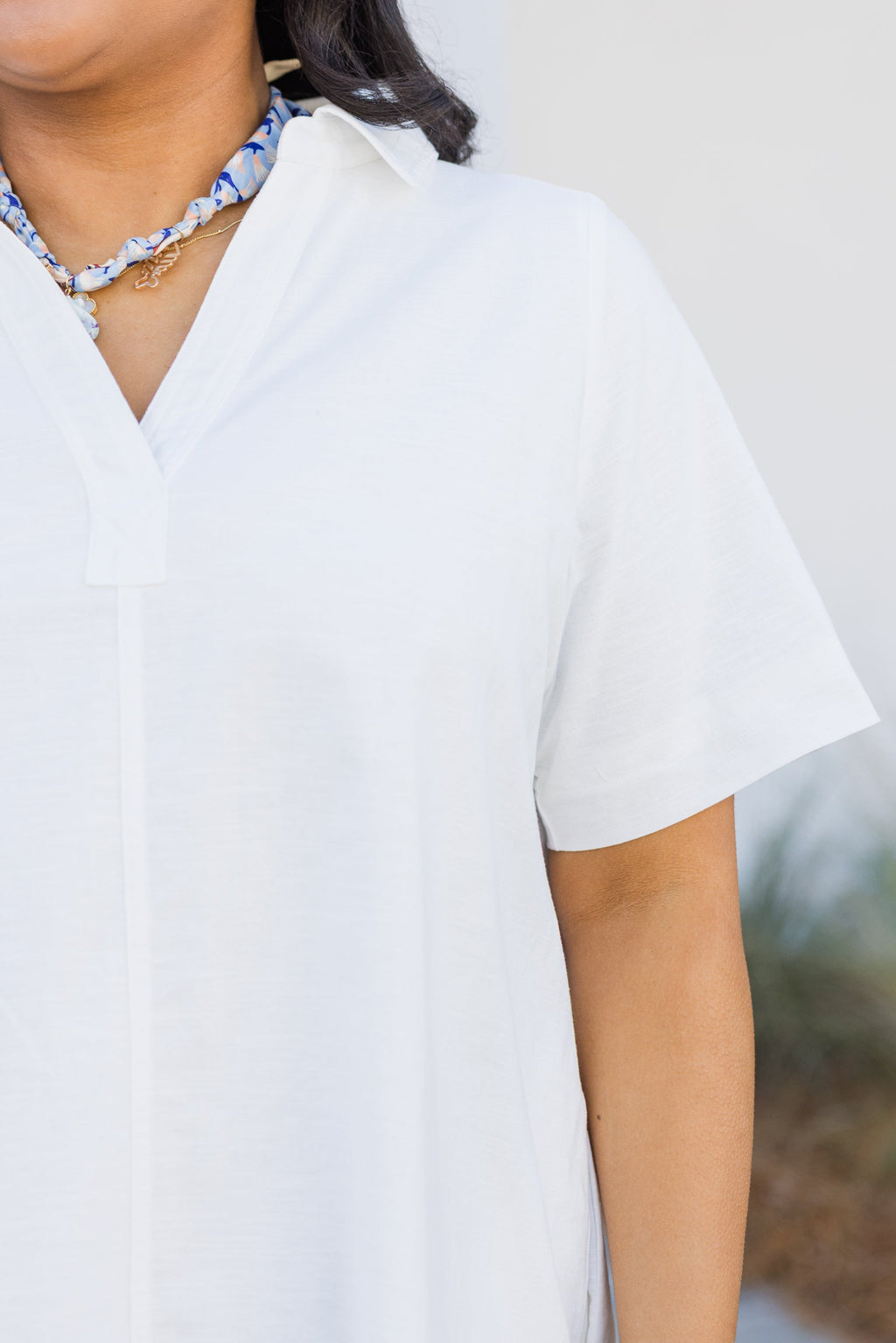 Everything Falls Into Place Dress, White