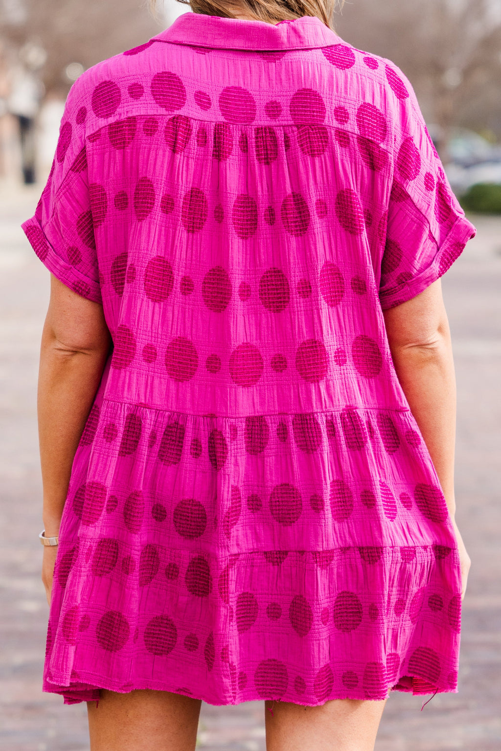 Everything Has Changed Dress, Raspberry