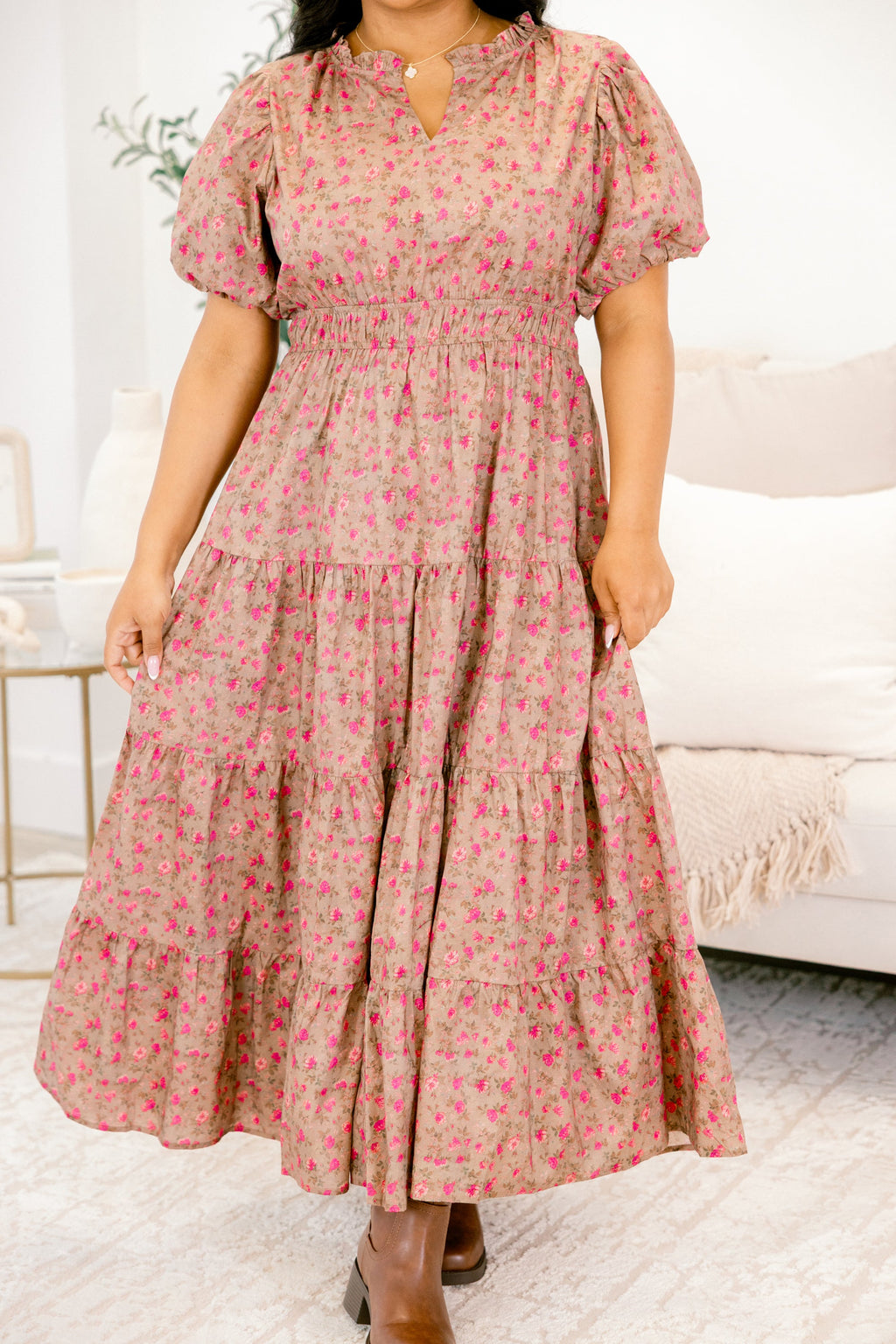 Everything I Love Dress, Light Mocha