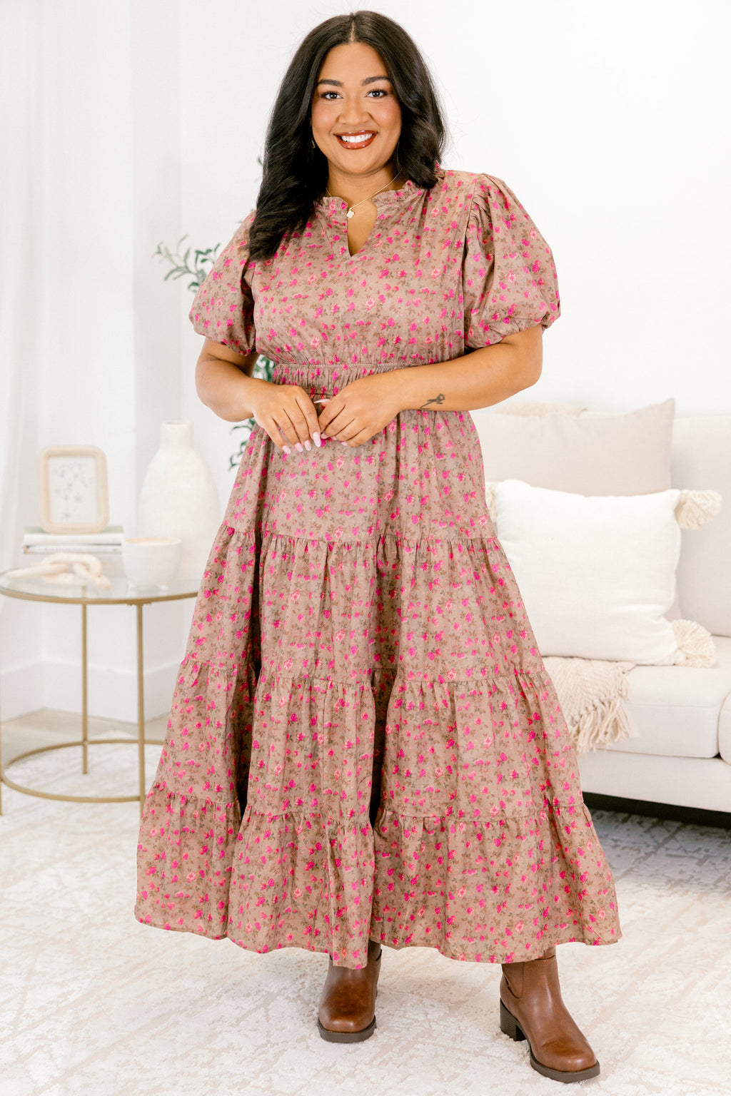 Everything I Love Dress, Light Mocha