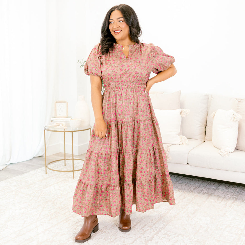 Everything I Love Dress, Light Mocha