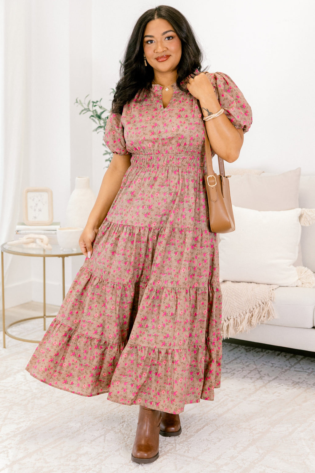 Everything I Love Dress, Light Mocha