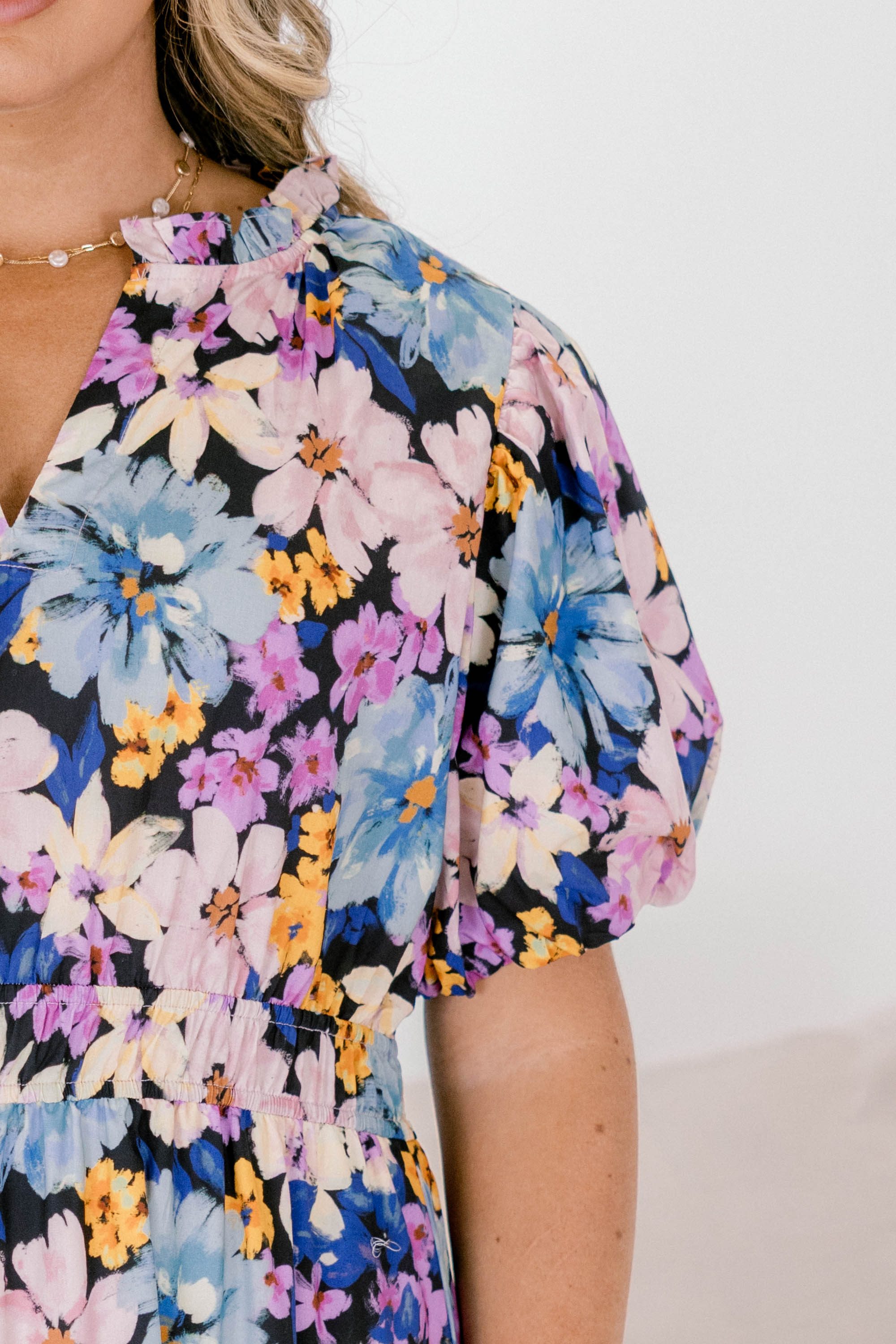 Everything I Love Dress, Navy Floral