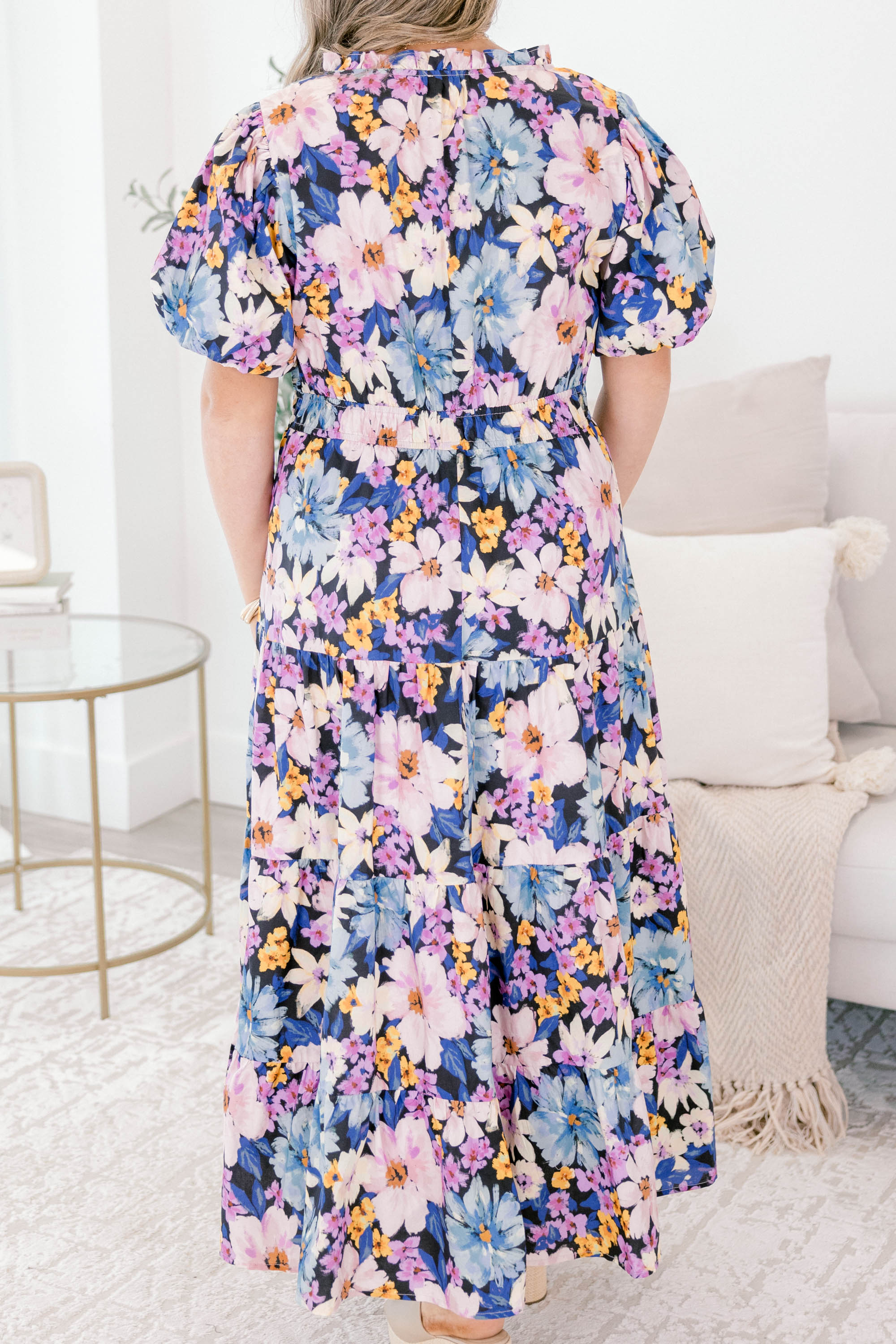Everything I Love Dress, Navy Floral