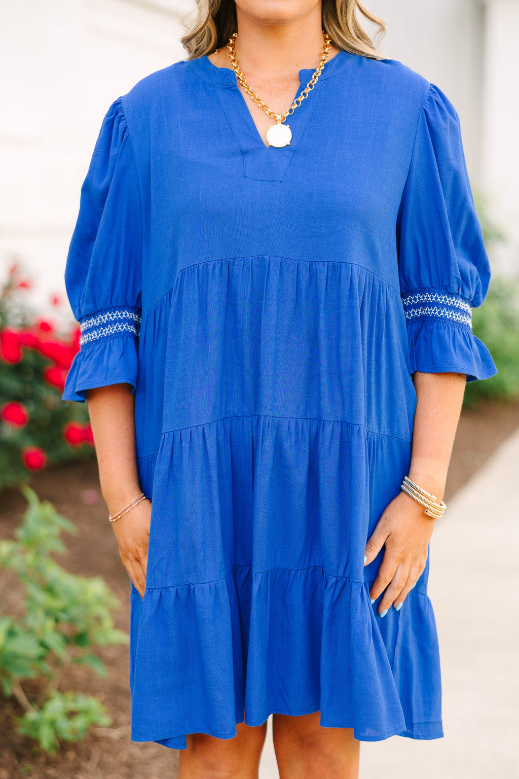 Exactly Like This Dress, Cobalt