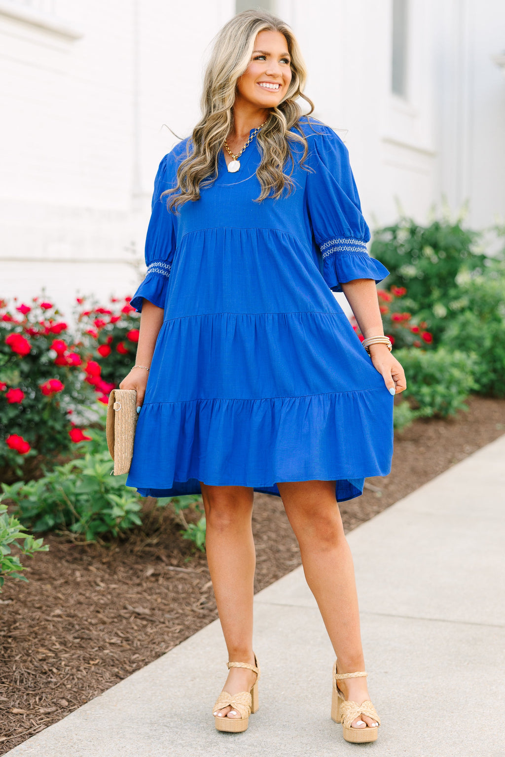 Exactly Like This Dress, Cobalt