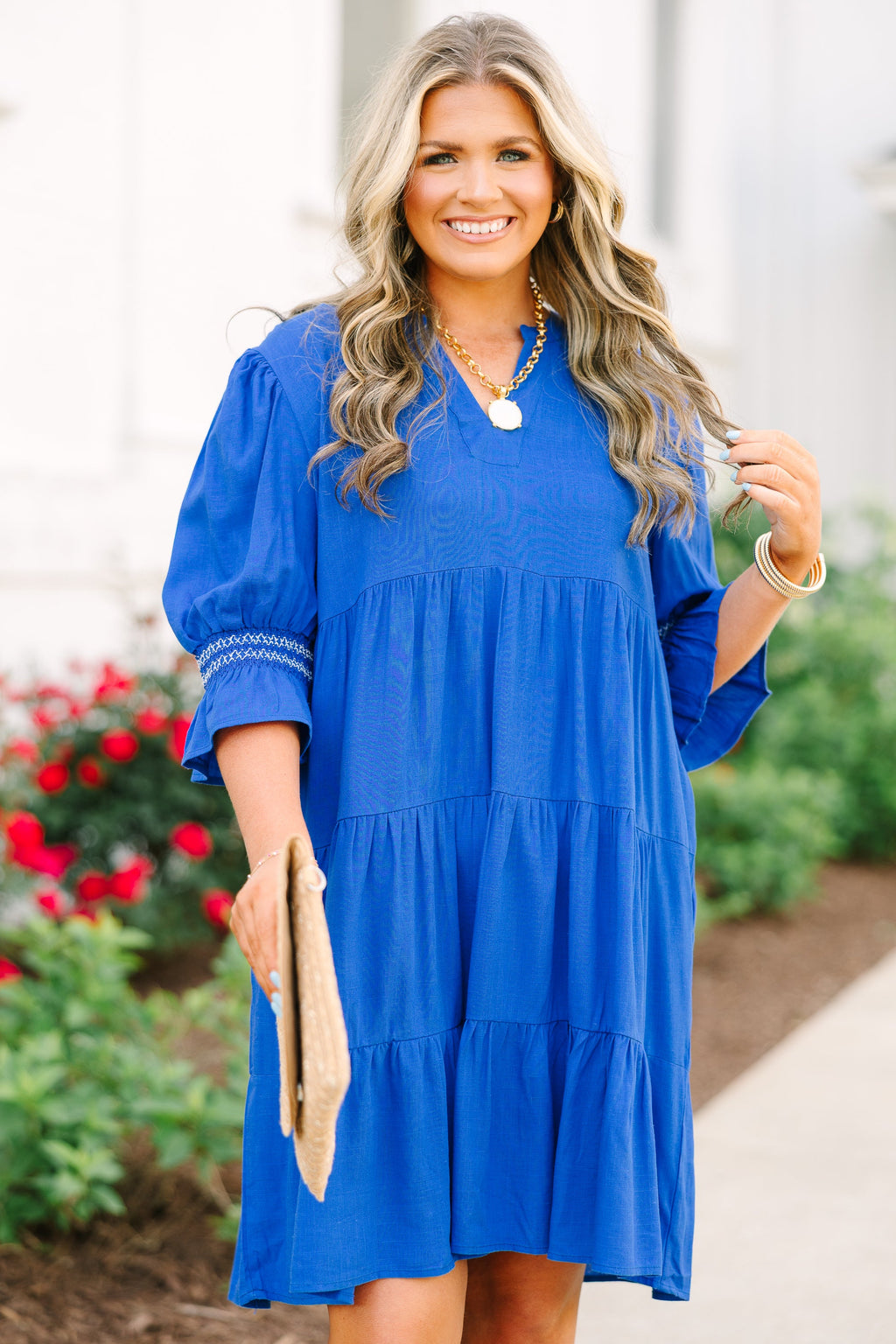 Exactly Like This Dress, Cobalt