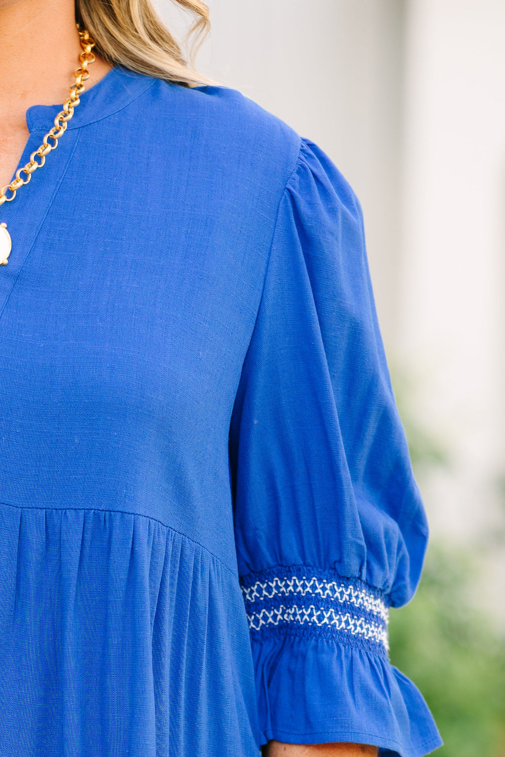 Exactly Like This Dress, Cobalt