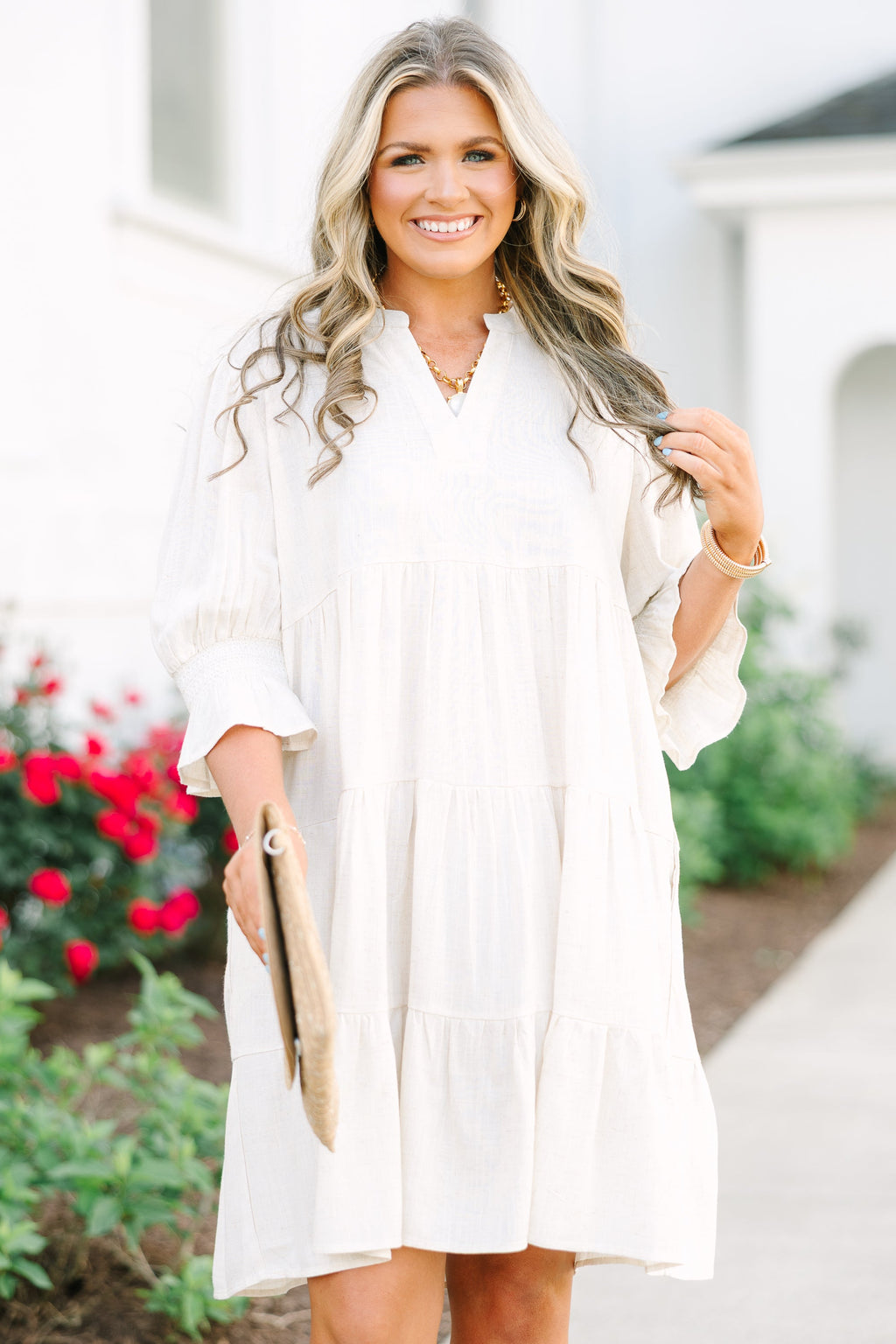 Exactly Like This Dress, Oatmeal