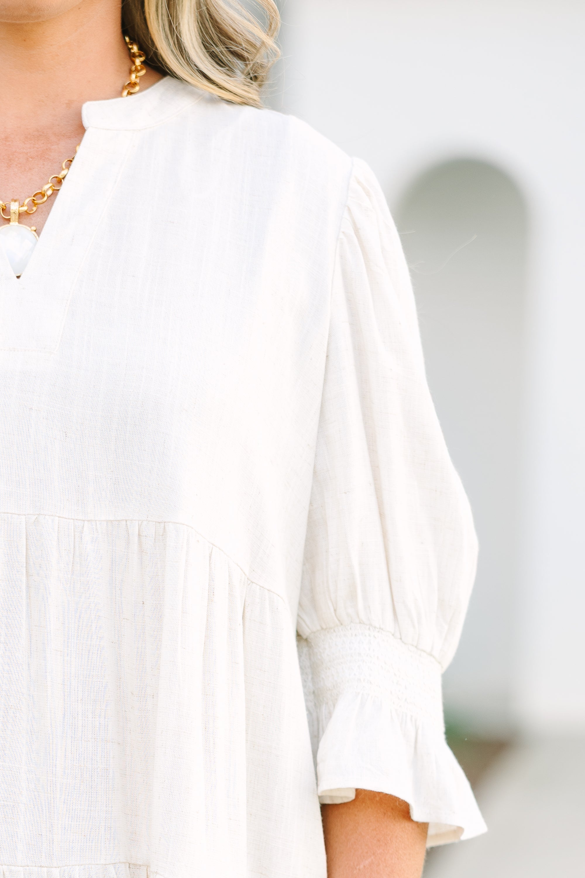 Exactly Like This Dress, Oatmeal