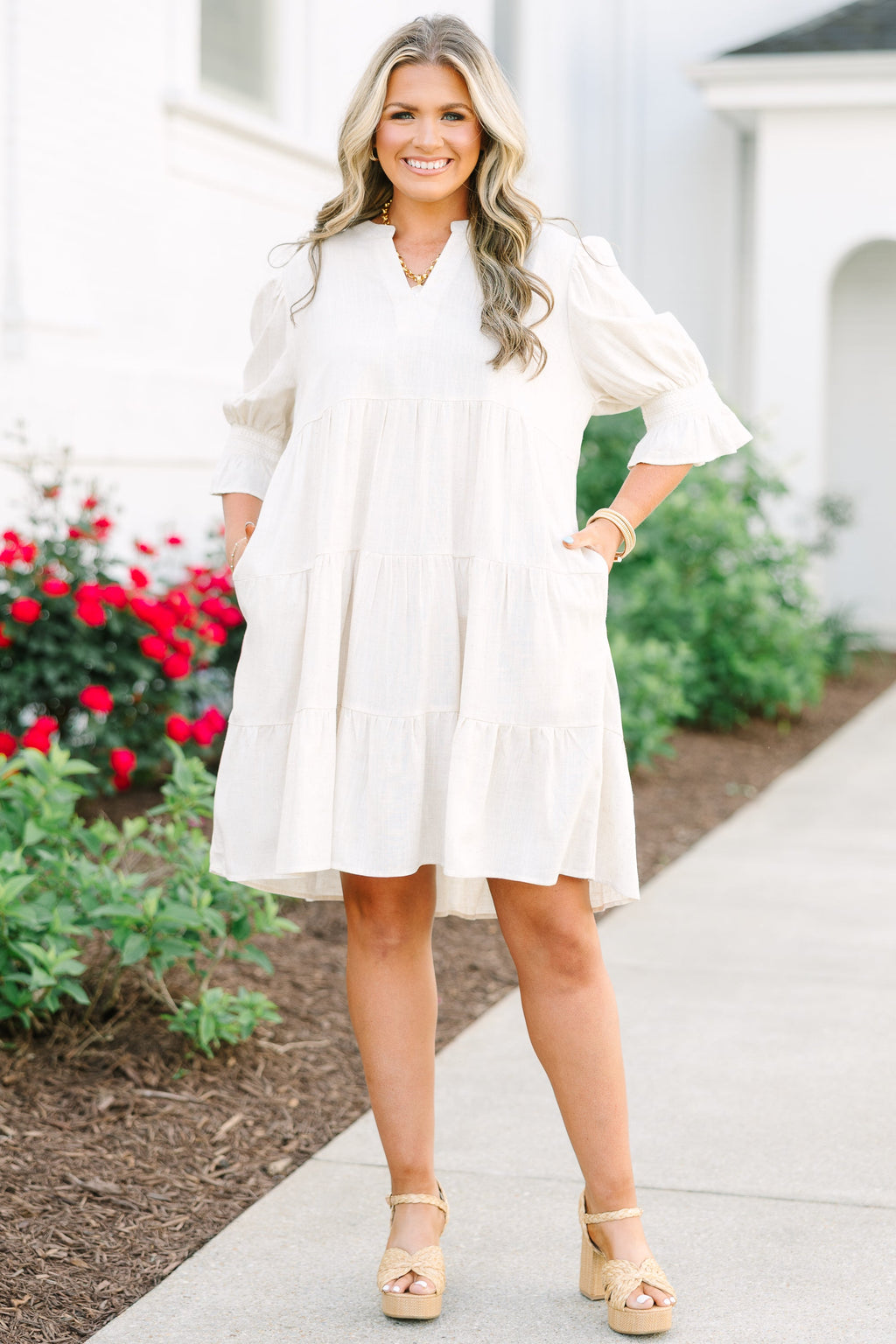 Exactly Like This Dress, Oatmeal