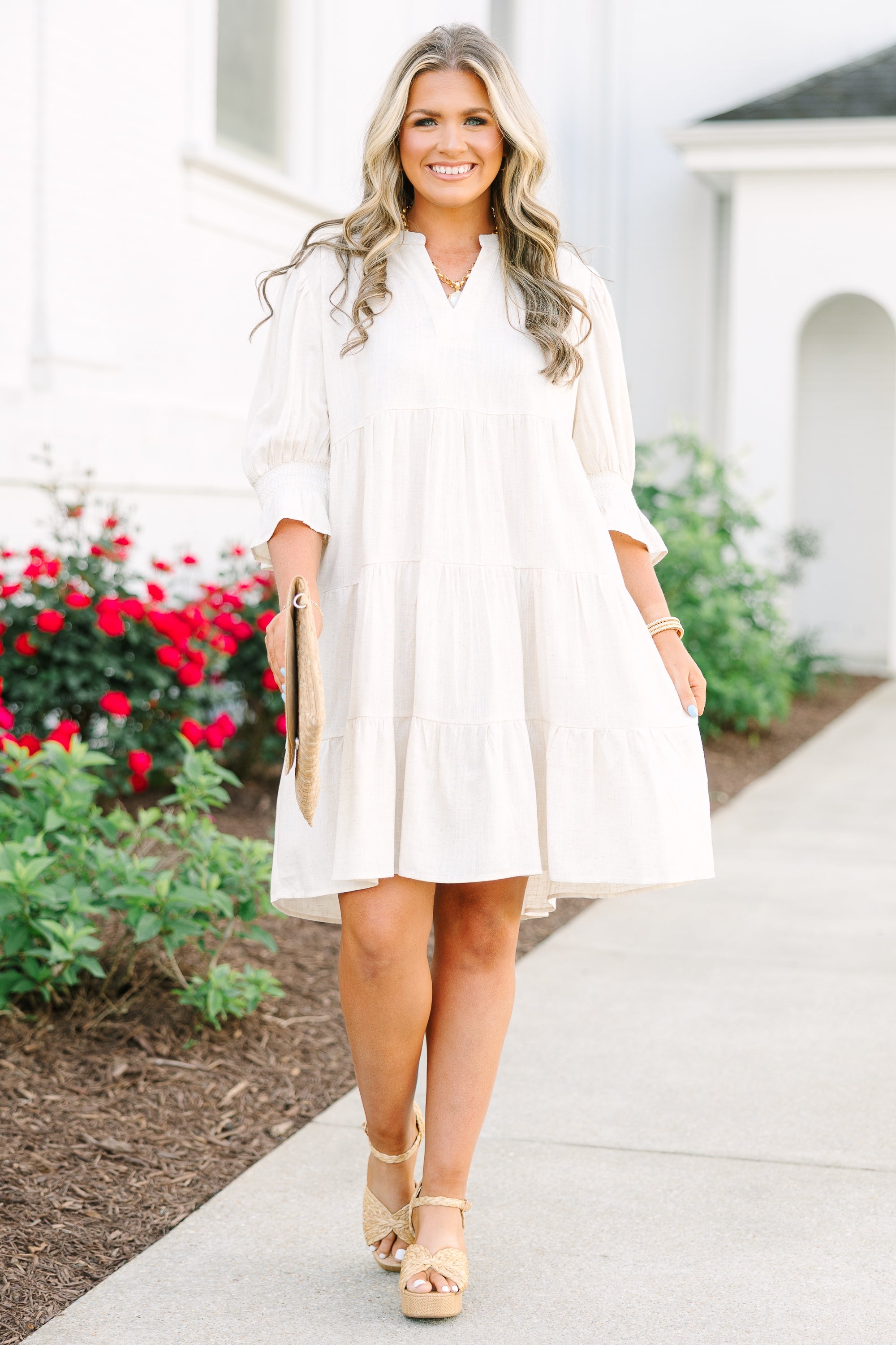Exactly Like This Dress, Oatmeal
