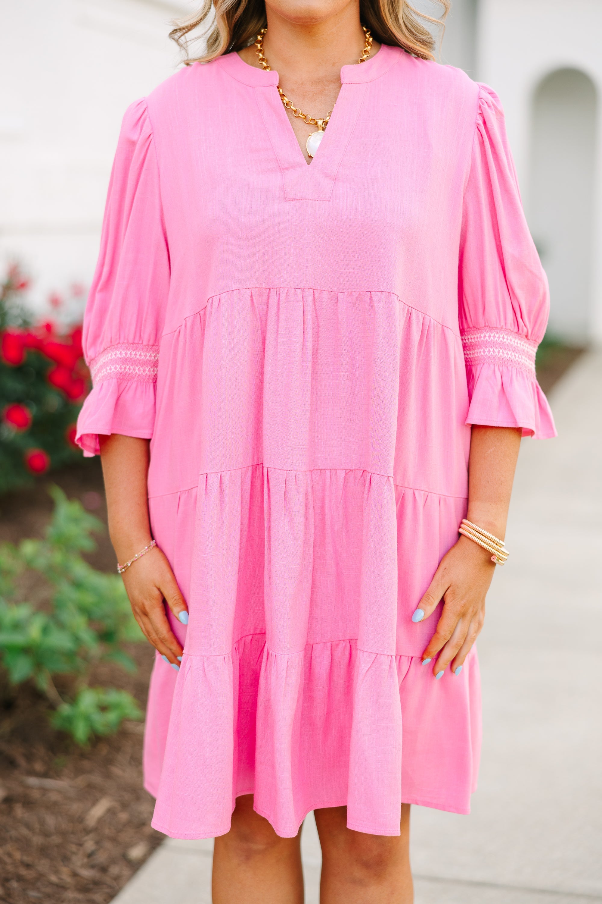 Exactly Like This Dress, Pink