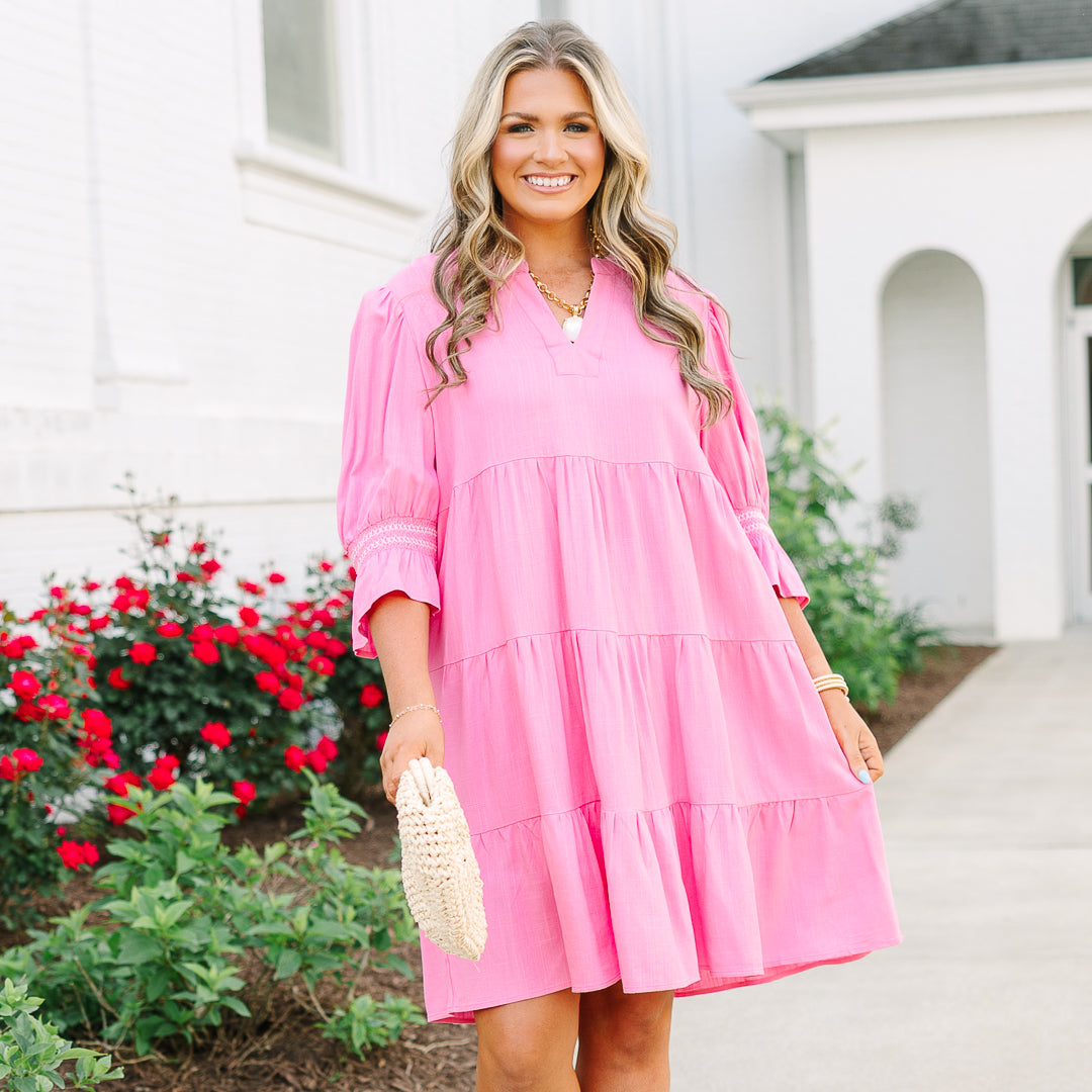 Exactly Like This Dress, Pink
