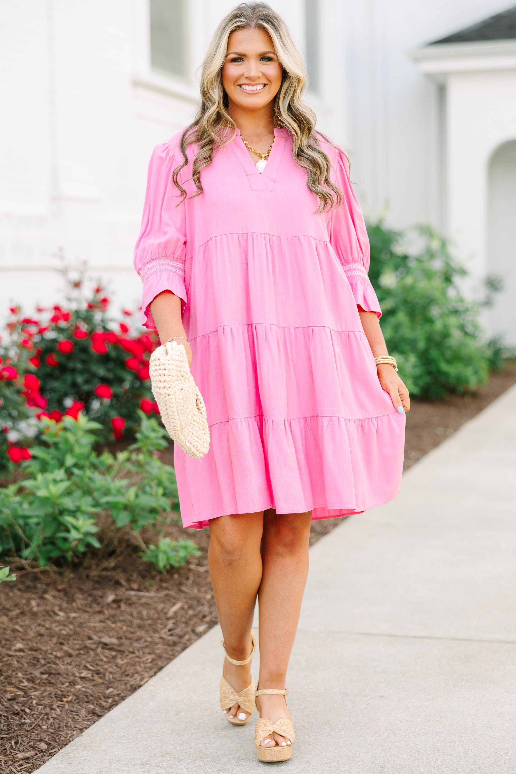 Exactly Like This Dress, Pink