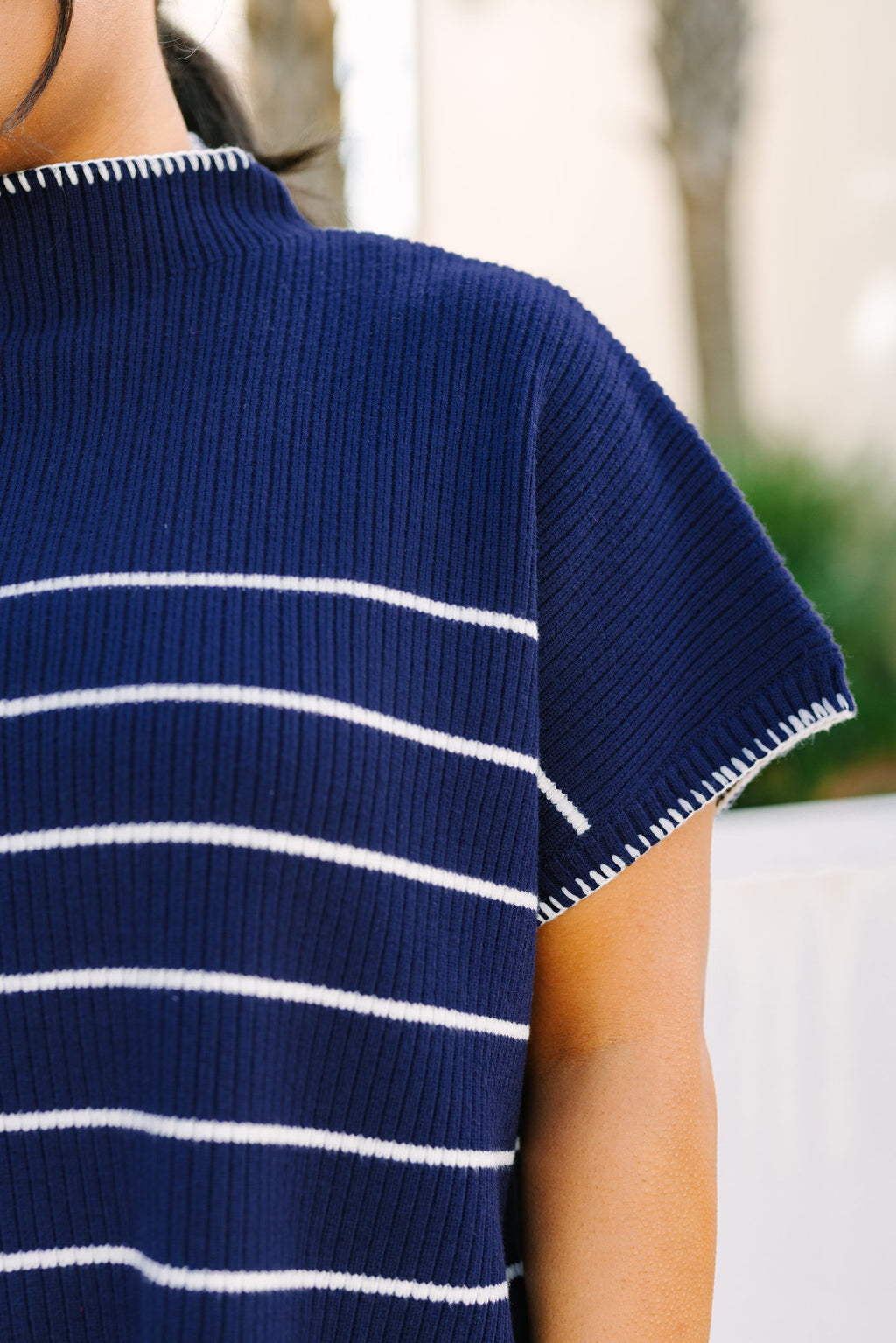 Eyes On You Sweater, Navy