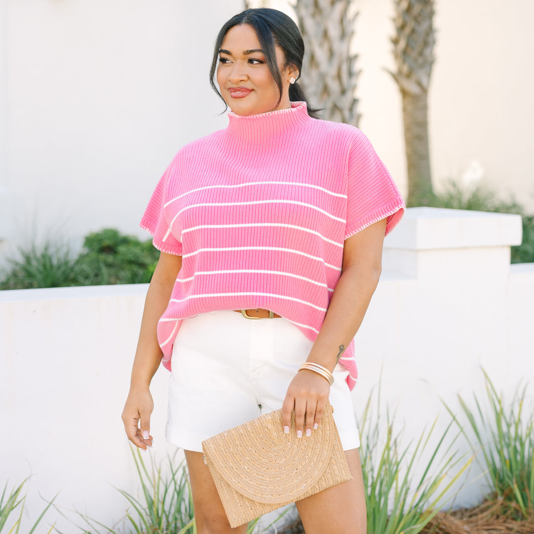 Eyes On You Sweater, Pink