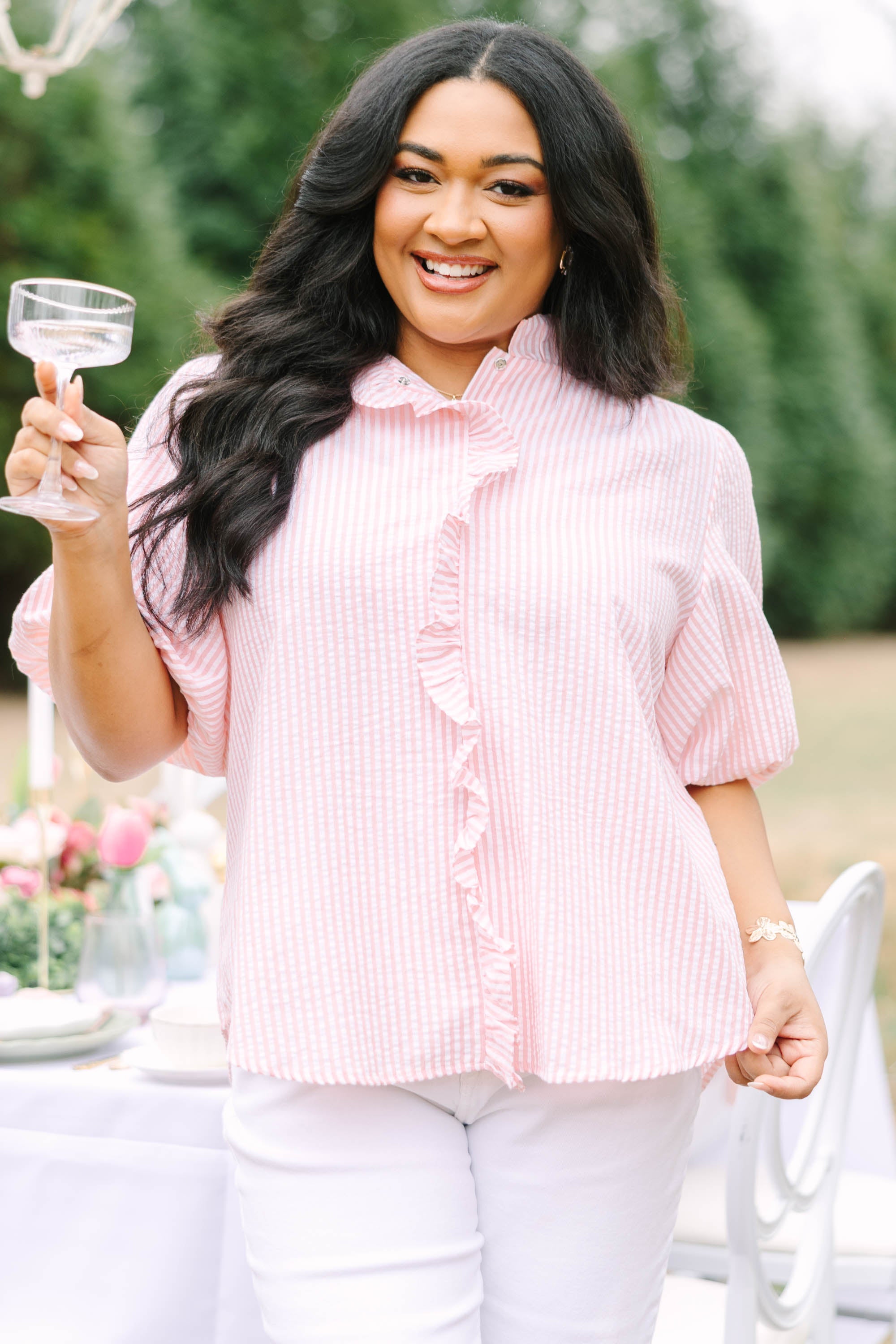All About You Top, Peach