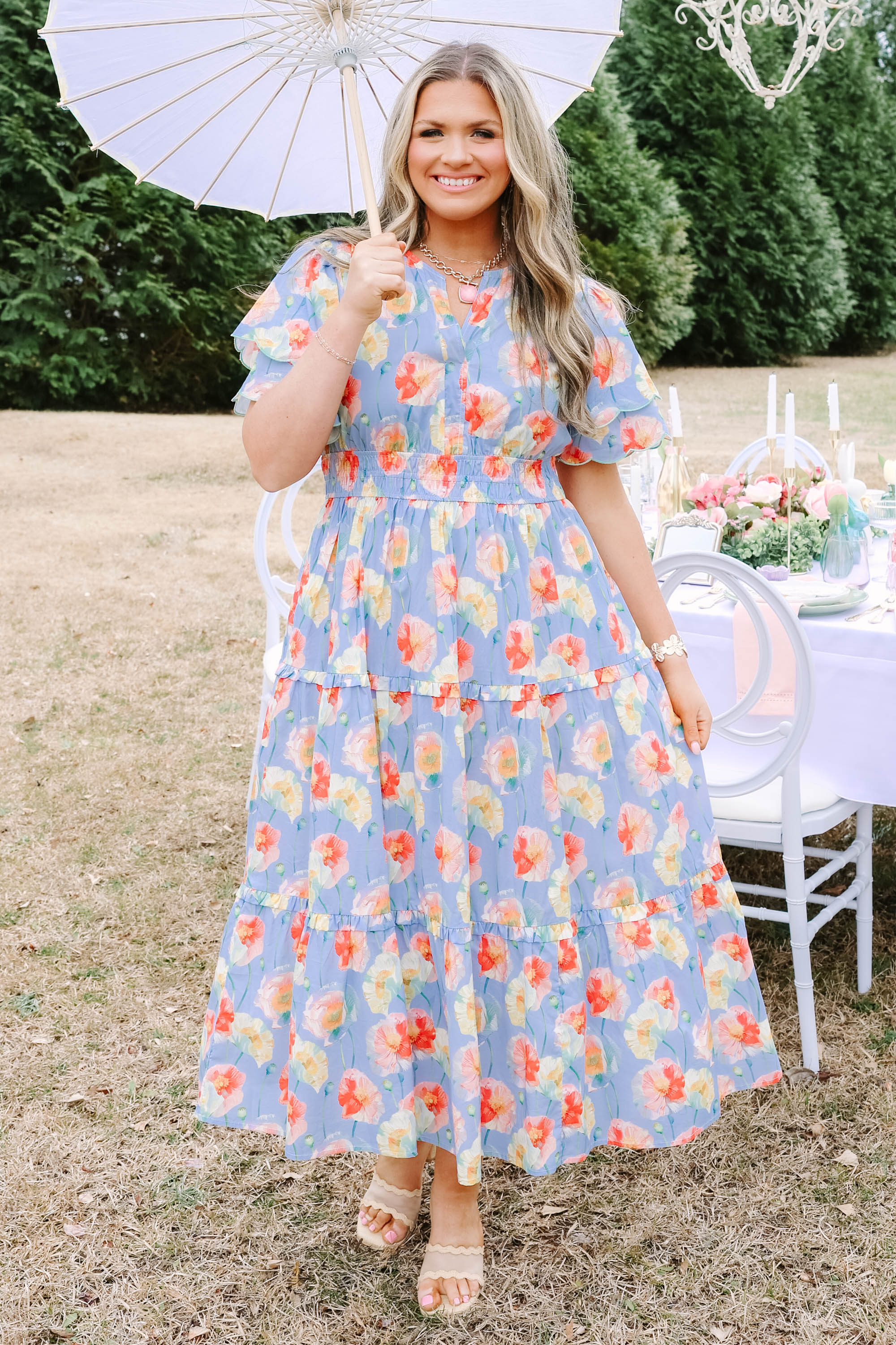 Free To Be Dress, Dusty Floral