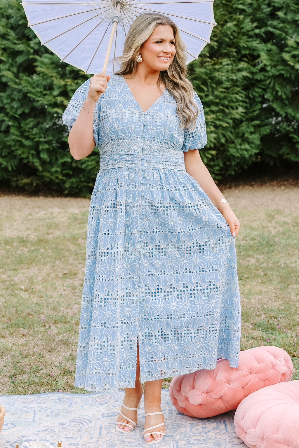 It's A New Day Dress, Ice Blue