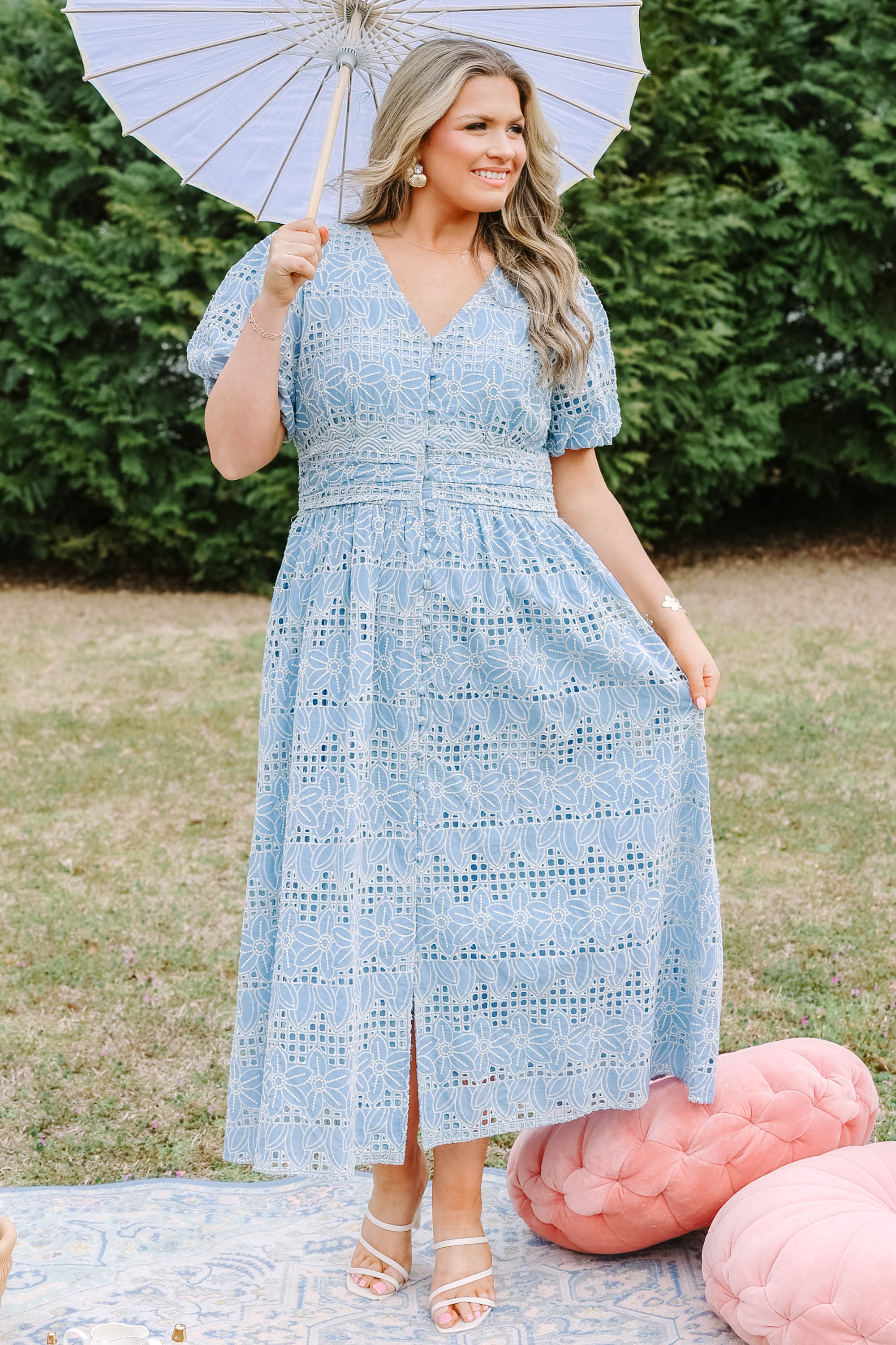 It's A New Day Dress, Ice Blue