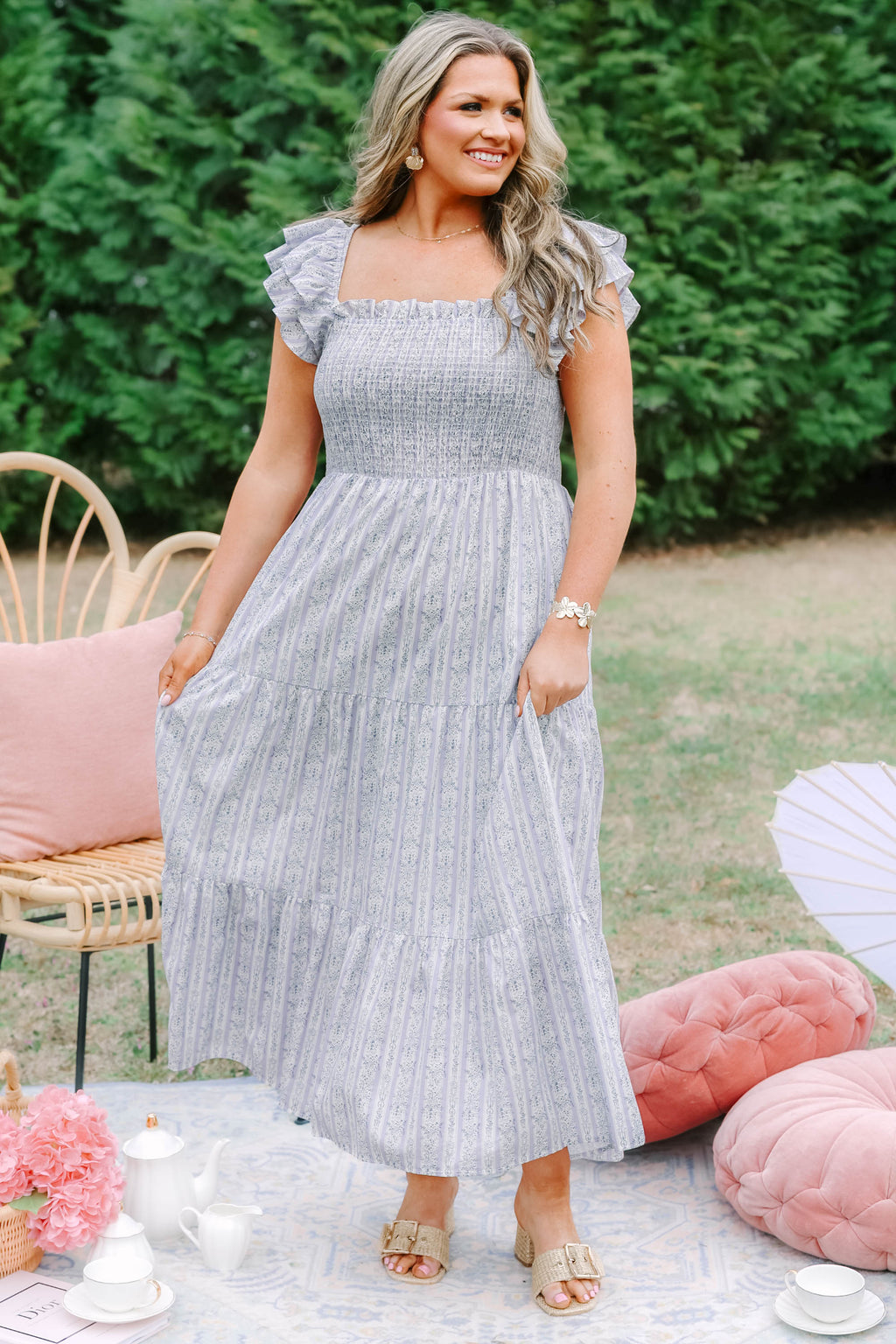 The Wildflower's Song Maxi Dress, Purple