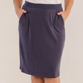 Leah A-Line Skirt, Ink Navy