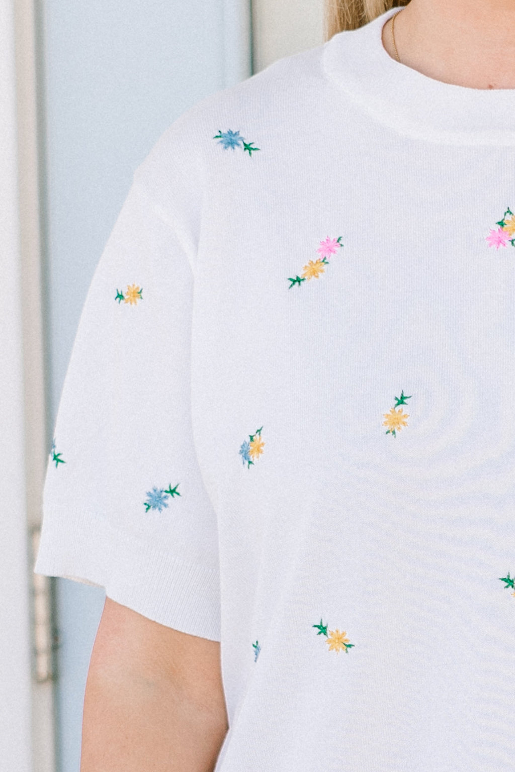 All I Want Is Spring Sweater, White