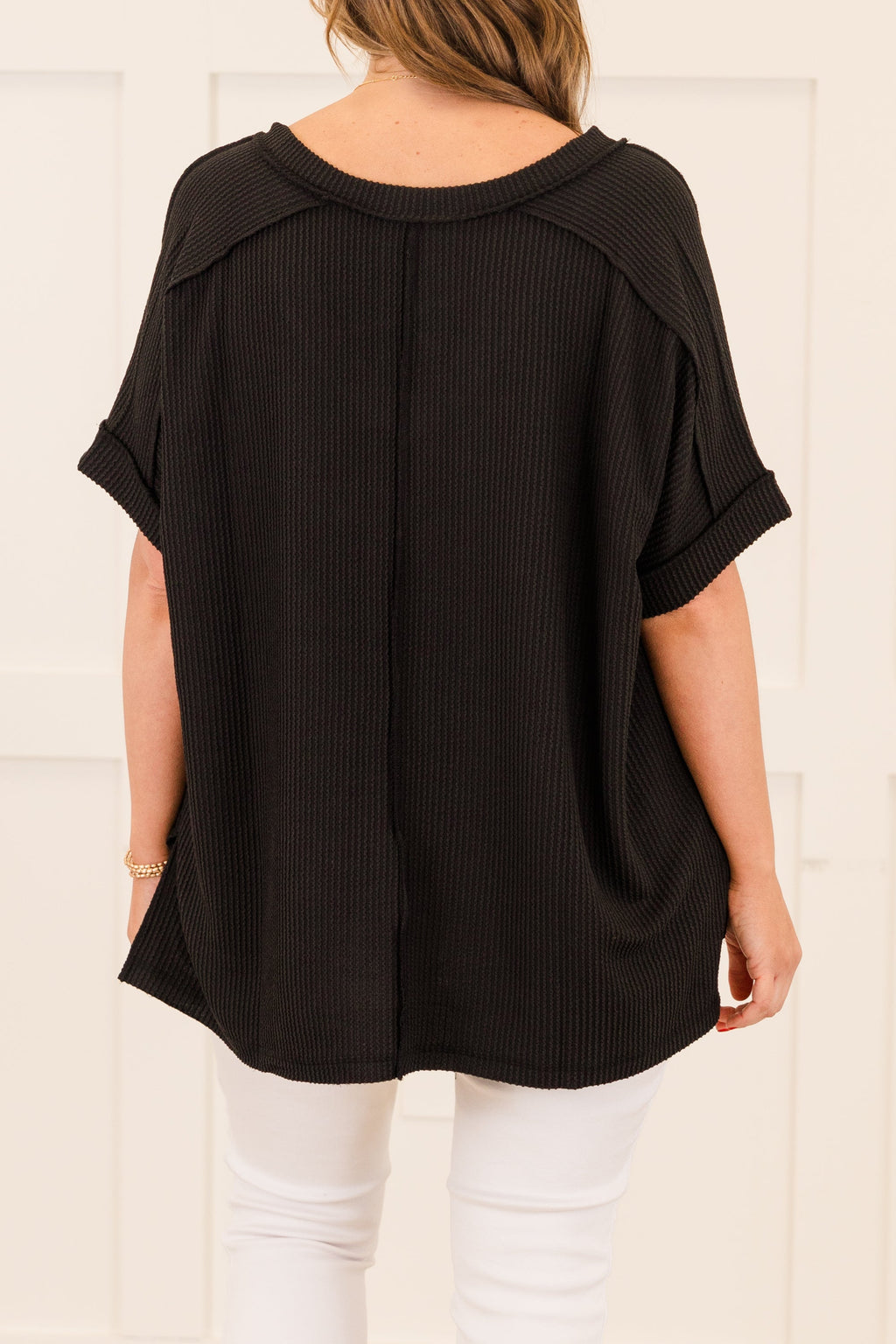 Knit Me Up Top, Black