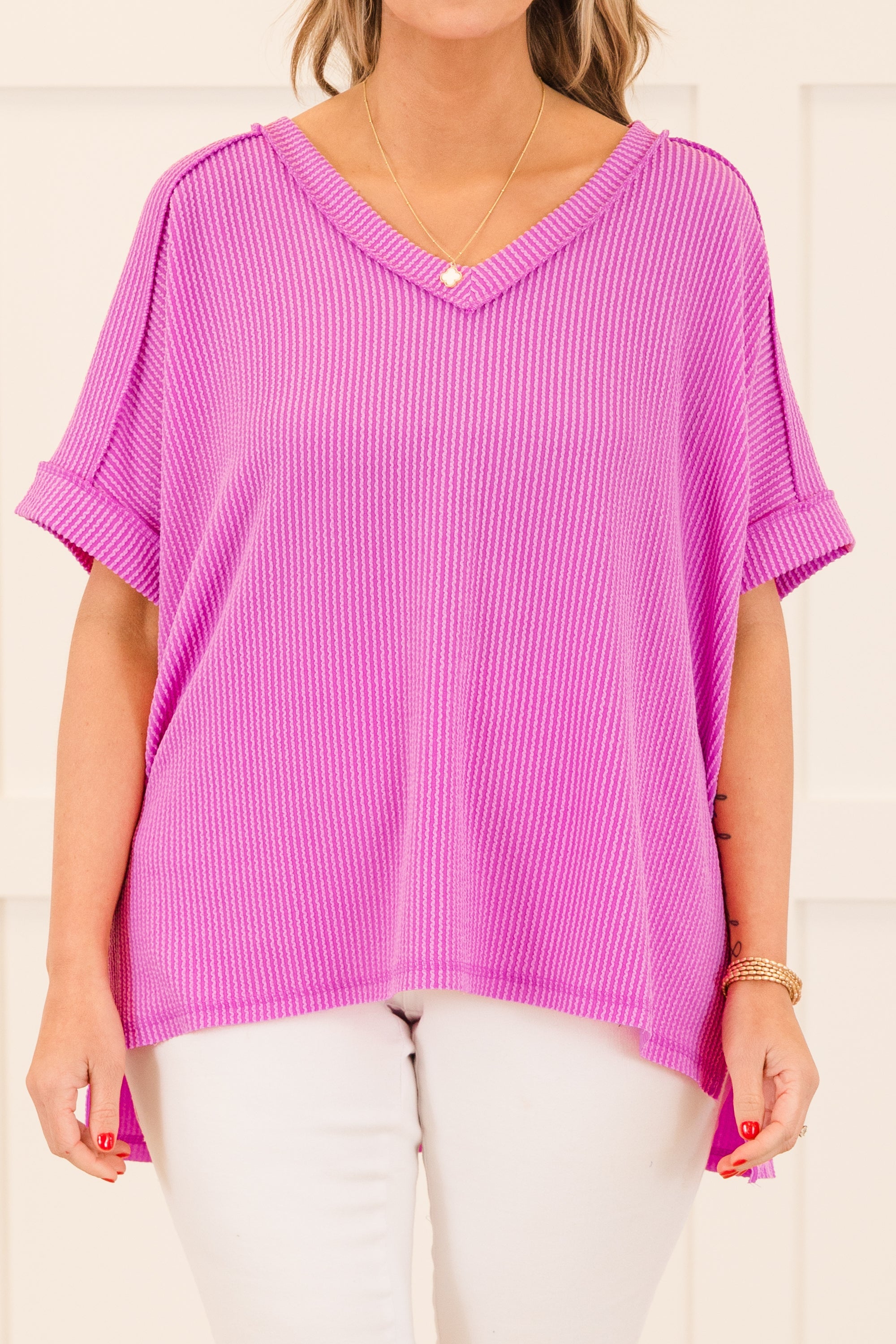 Knit Me Up Top, Spring Mauve