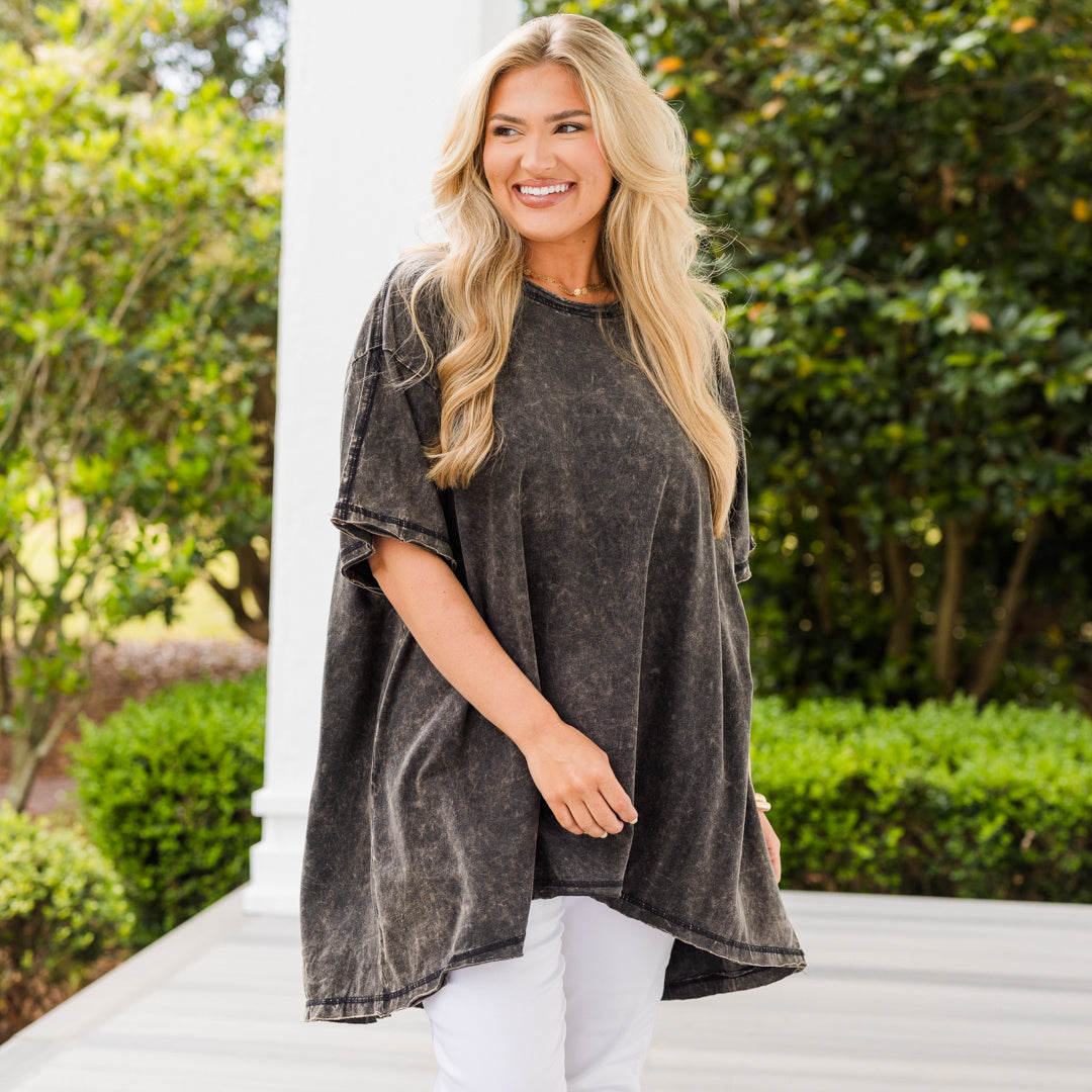 All About It Tunic, Black