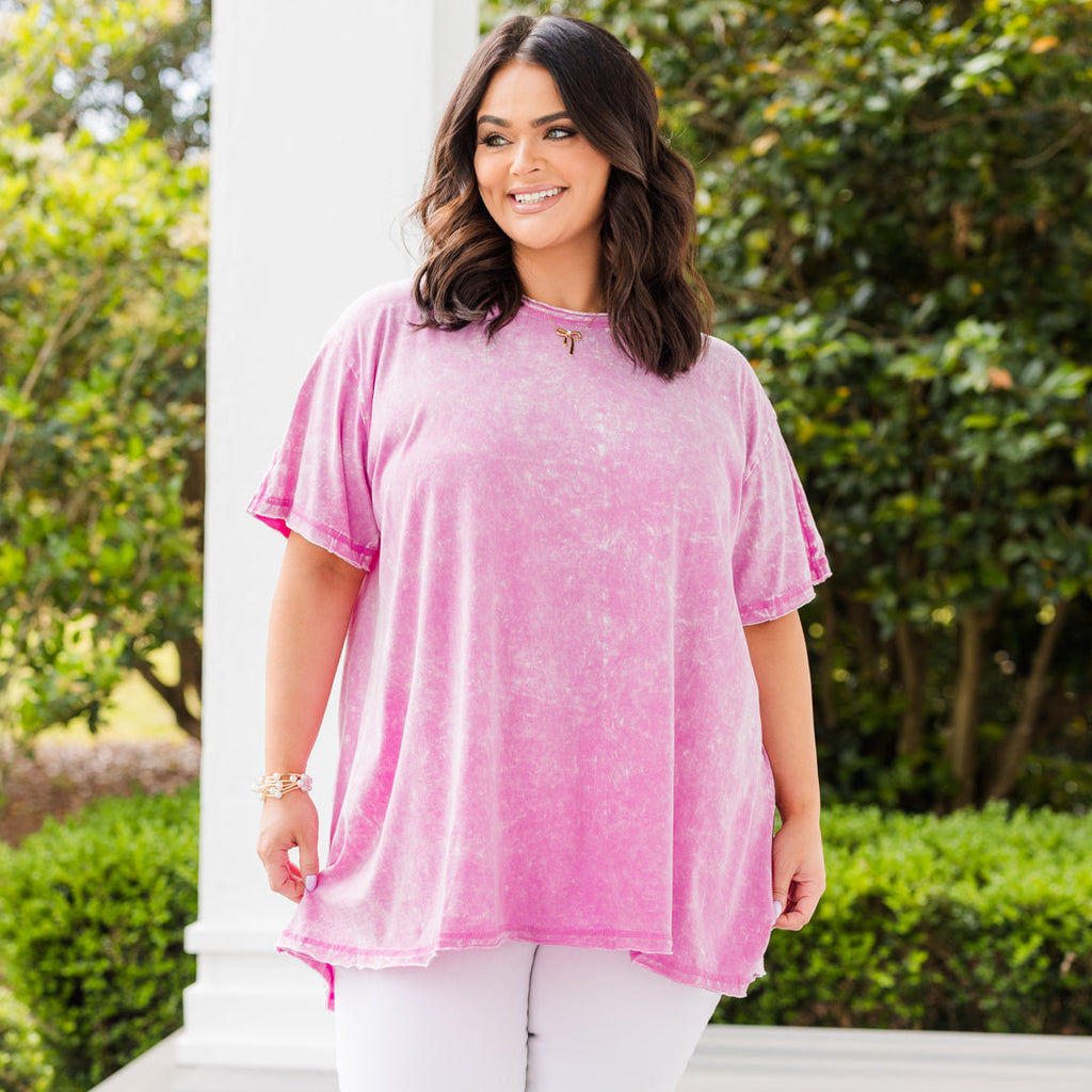 All About It Tunic, Pink