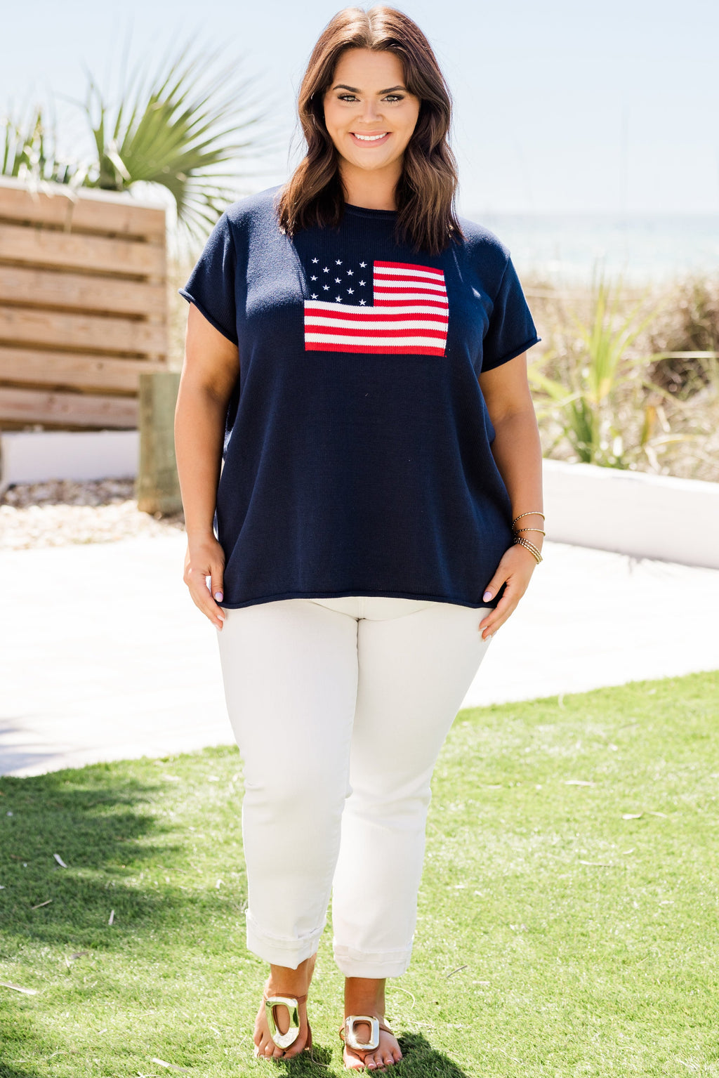 Freedom Sweater, Navy